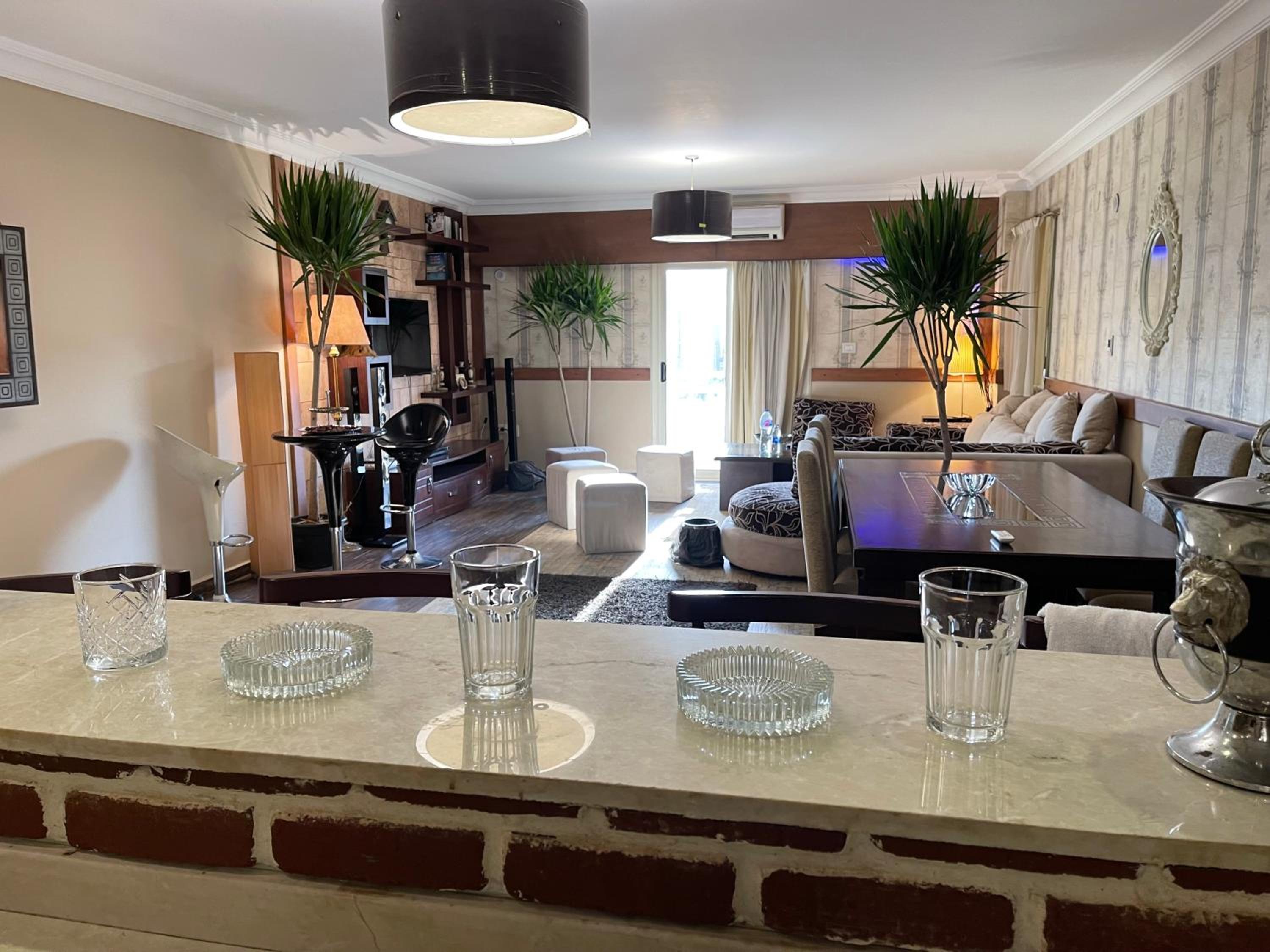 Luxurious apartment in private compound, in new cairo