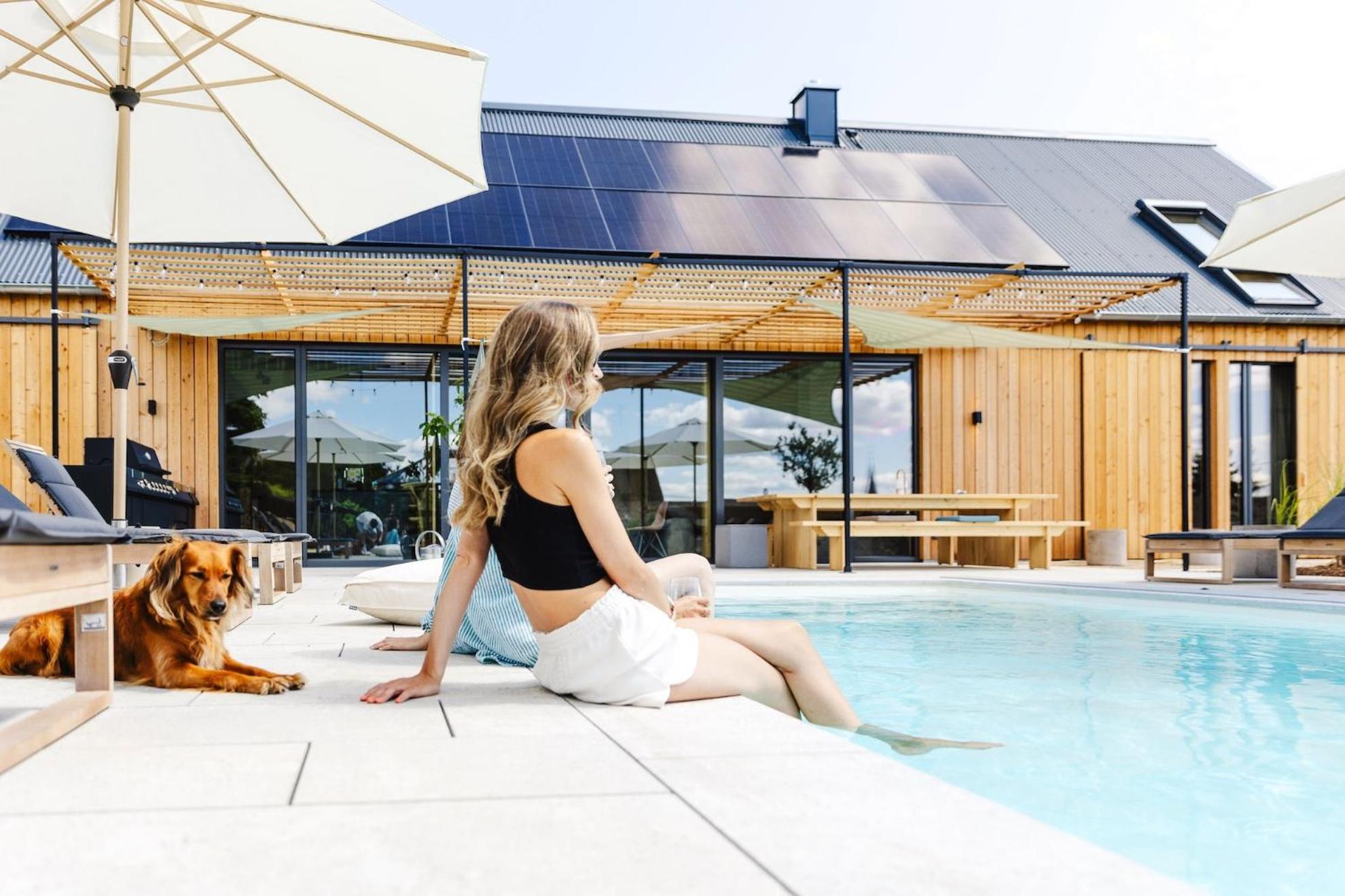 Das Farmhaus - Premium Ferienhaus - Auf den Moselhöhen - Pool, Sauna, Kino, Garten