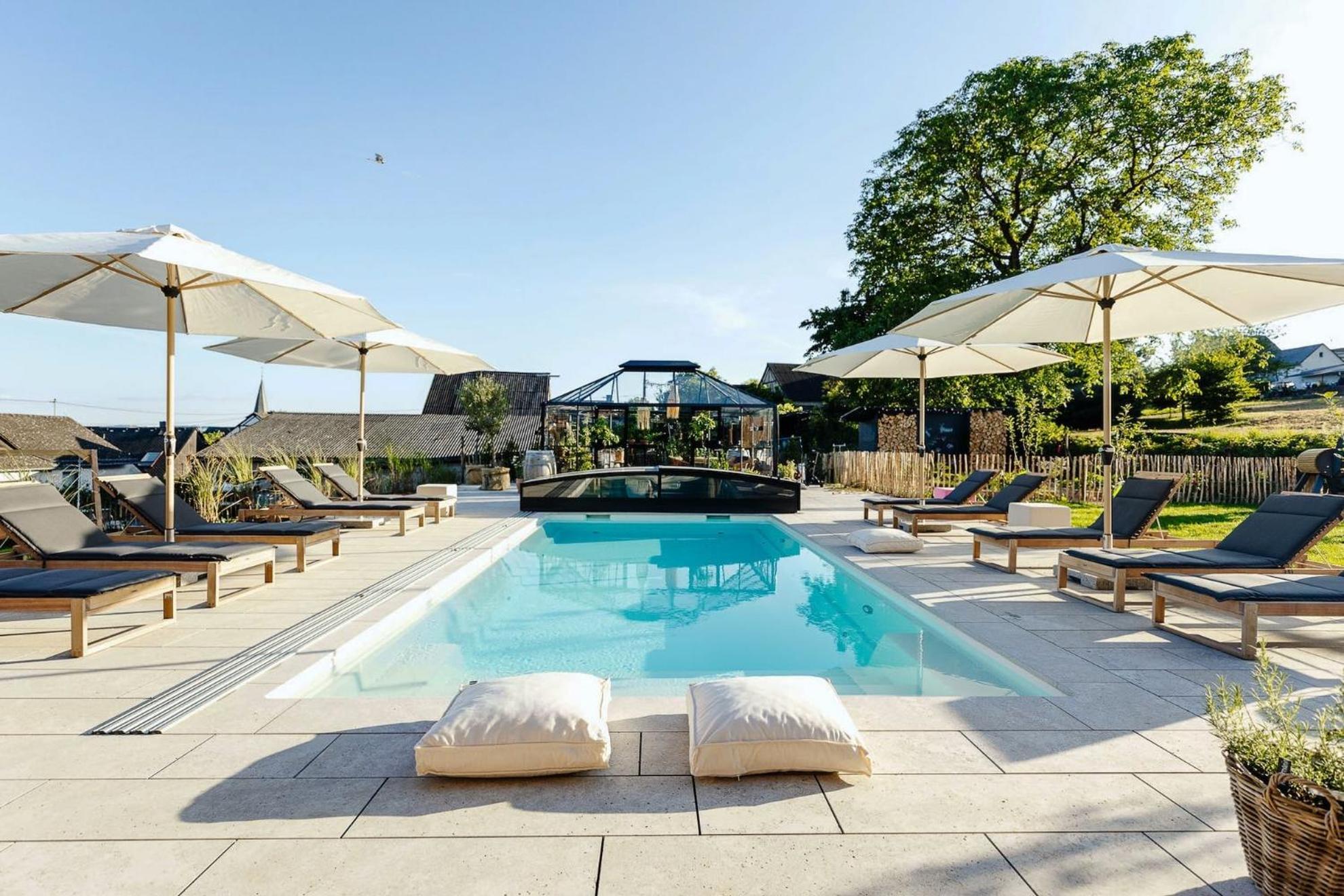Das Farmhaus - Premium Ferienhaus - Auf den Moselhöhen - Pool, Sauna, Kino, Garten