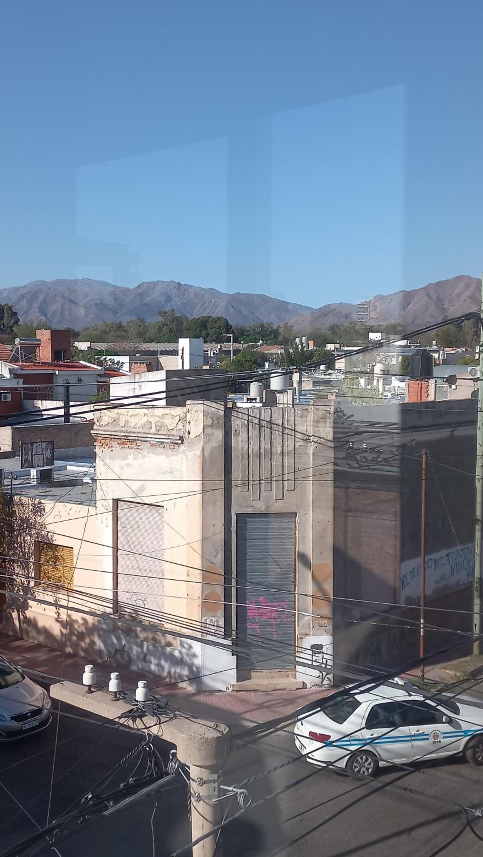 Dpto Centro IV, Vista panorámica a las Sierras de San Luis
