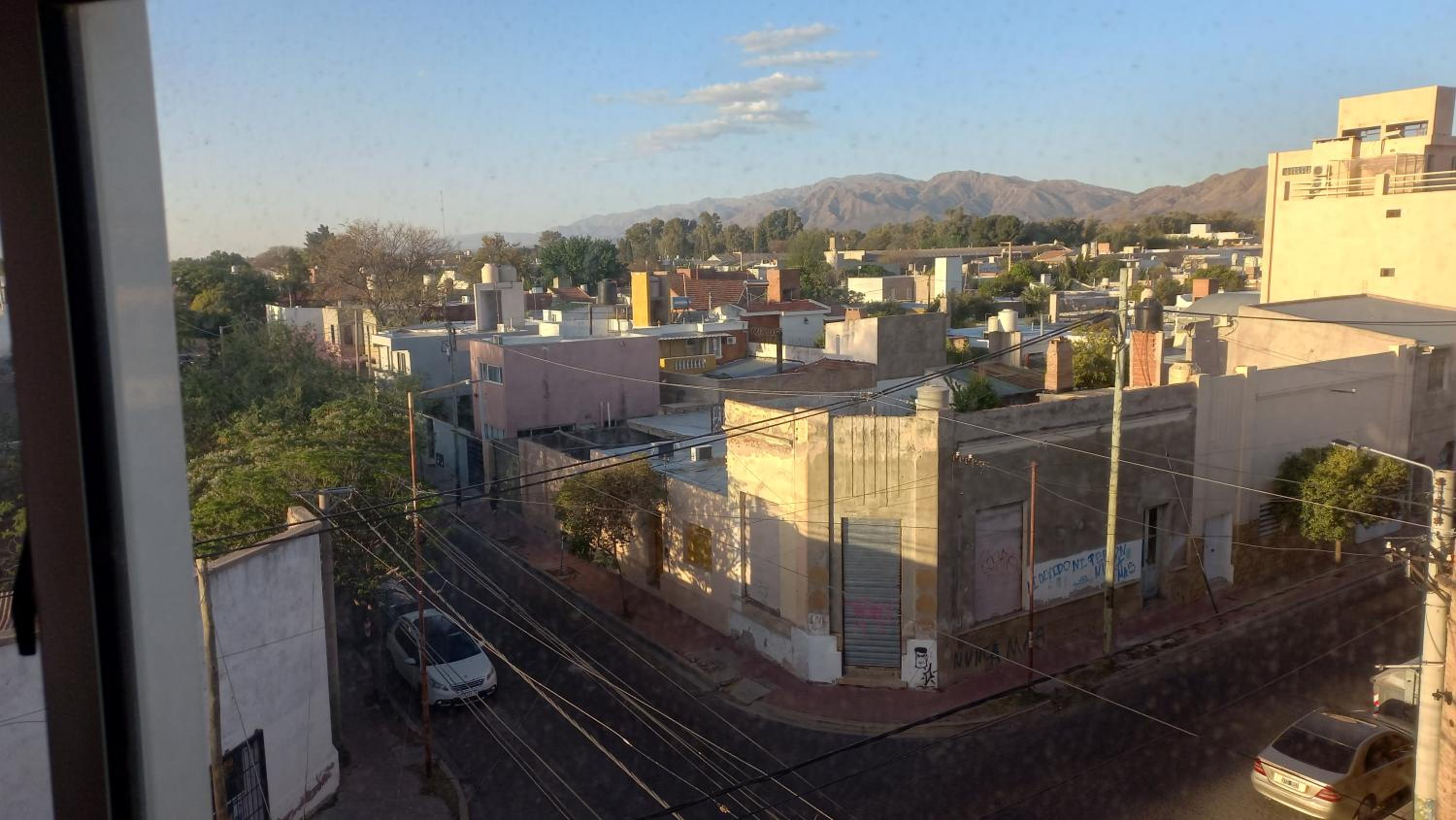 Dpto Centro IV, Vista panorámica a las Sierras de San Luis