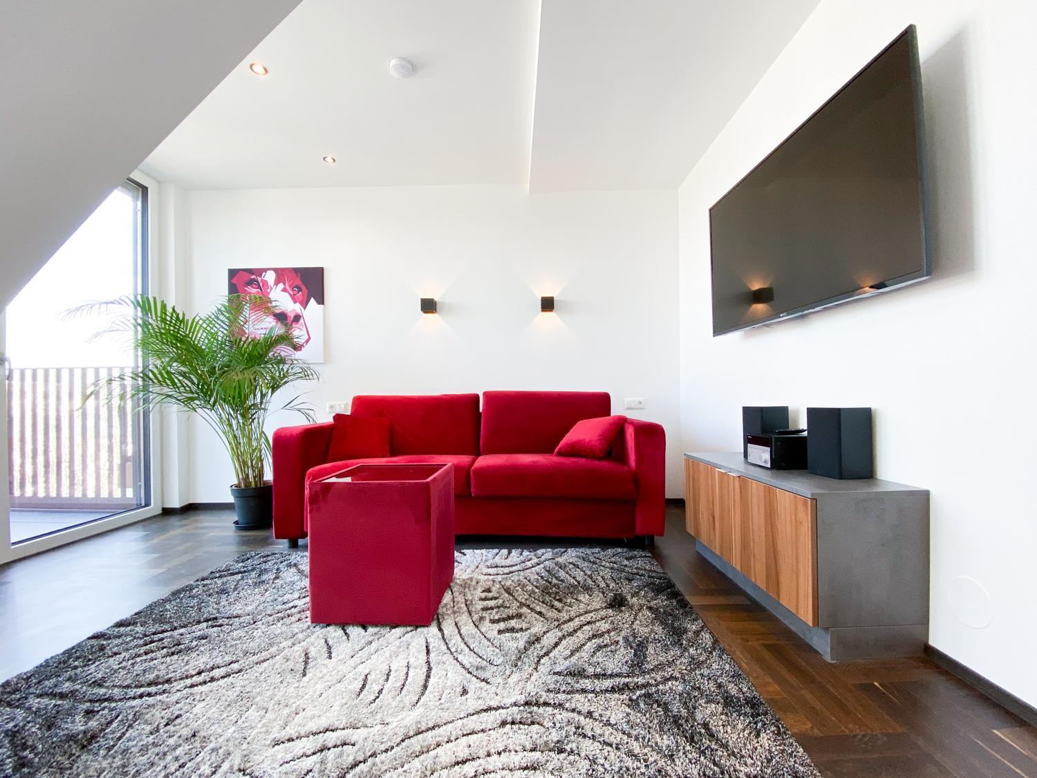 Penthouse Wien mit Parkplatz und Balkon