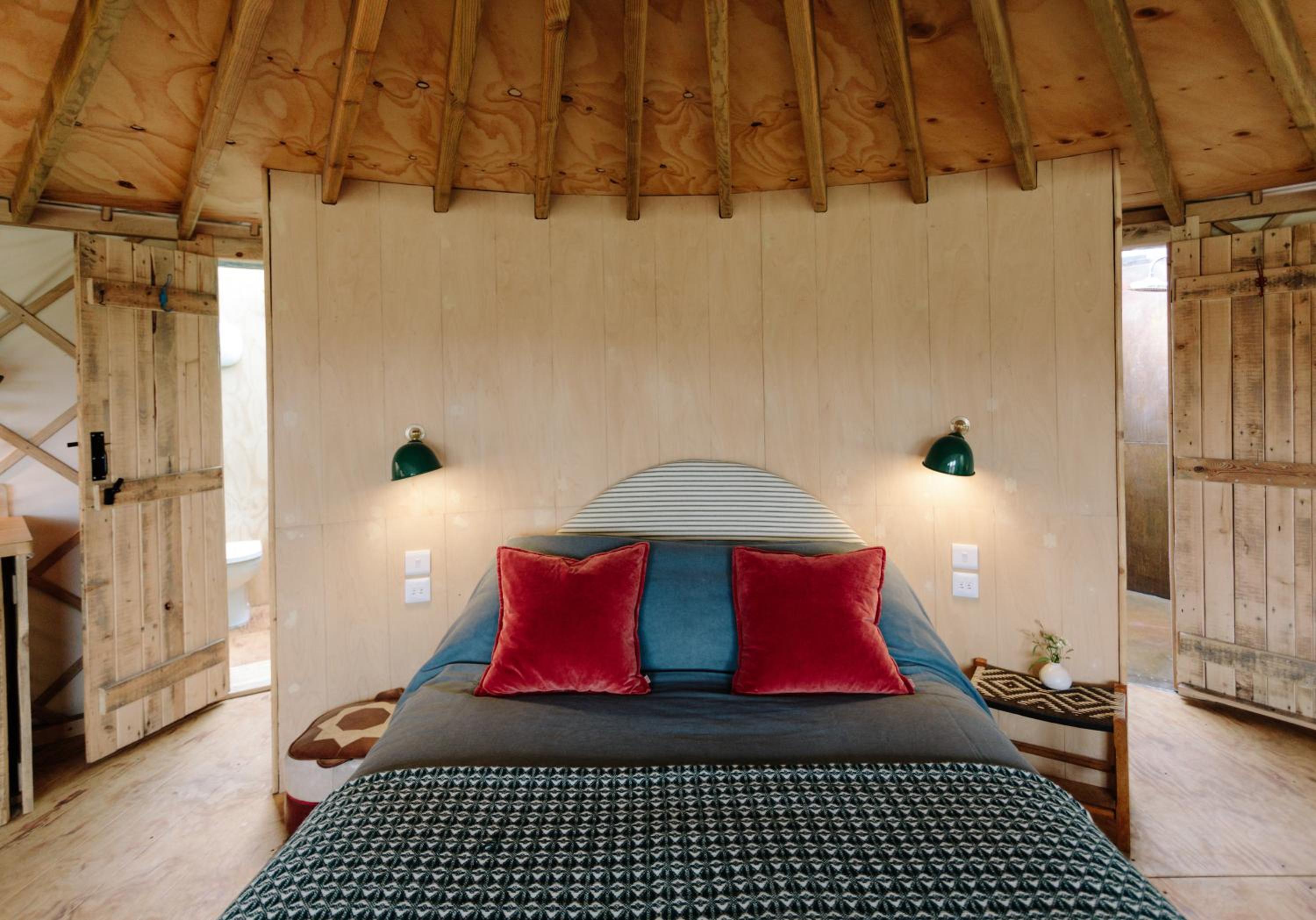 Tree Field Yurt at Moor Farm view 2
