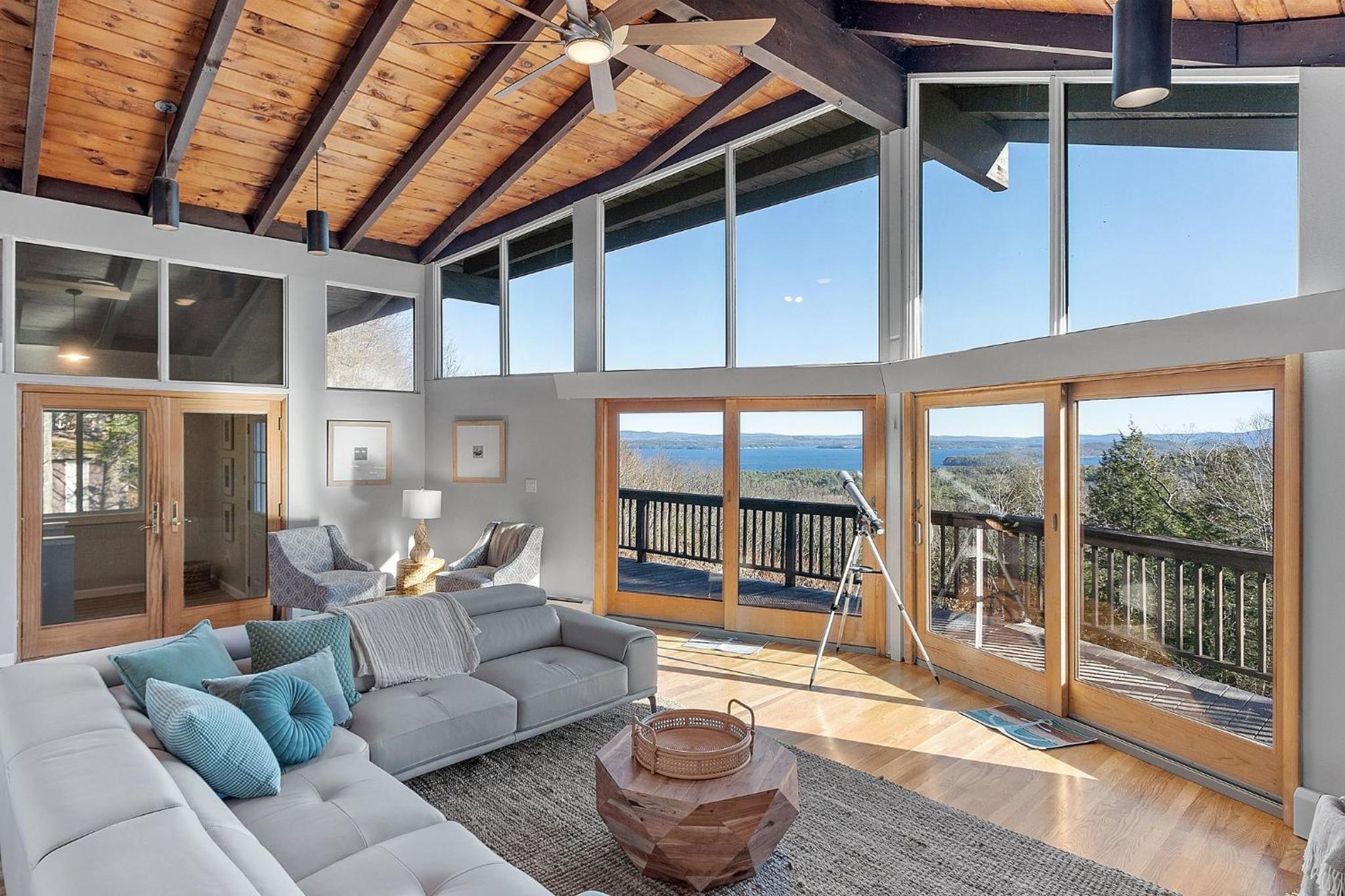 Lake Winnipesaukee & Gunstock Ski Mountain Views view 3