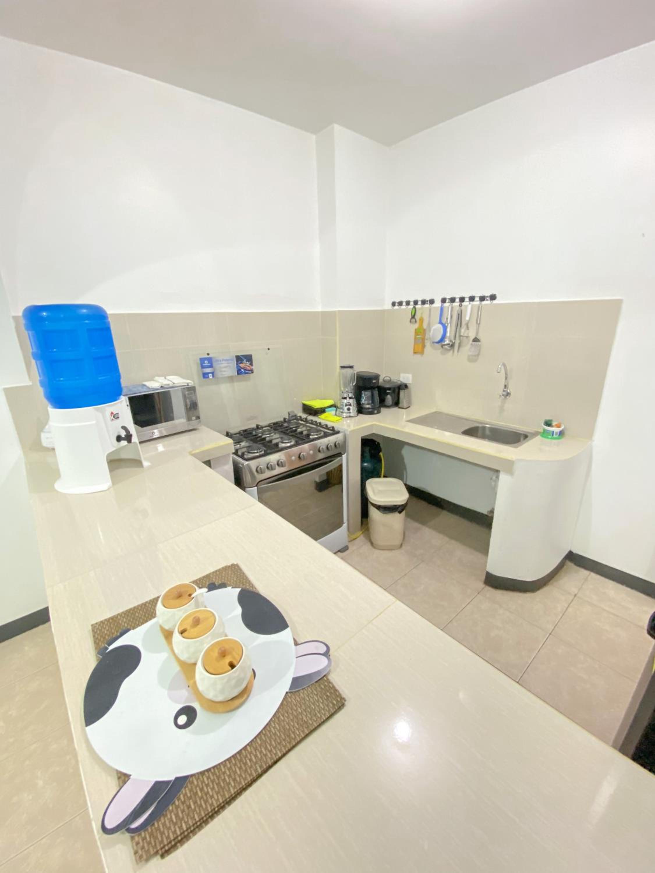 Apartment in San Cristóbal with 2 Bedrooms, 6 Beds, Living Room, Dining Room, Kitchen, Private Balcony, Terrace with Ocean View, Washer, Satellite Internet