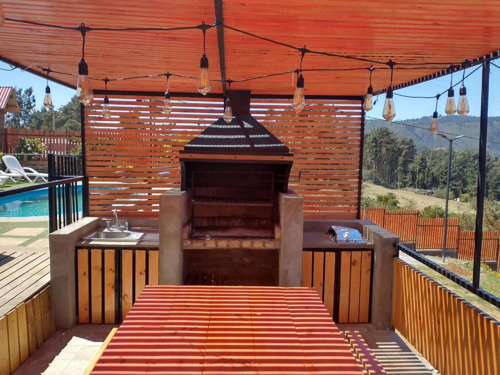 Cabaña en Laguna Verde 8 Personas Piscina a 5 Minutos de la playa Grande