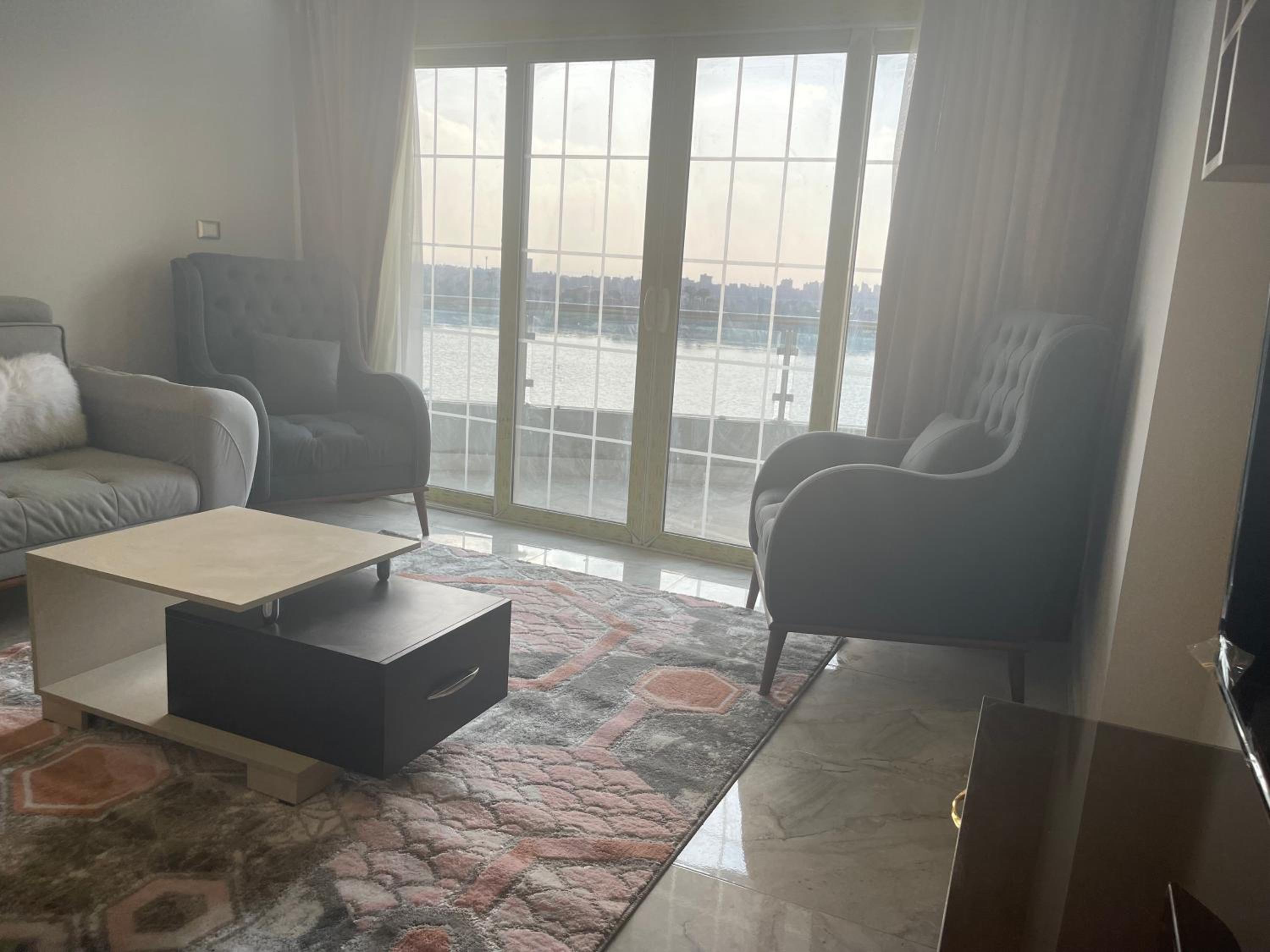 Panoramic nile view in cairo