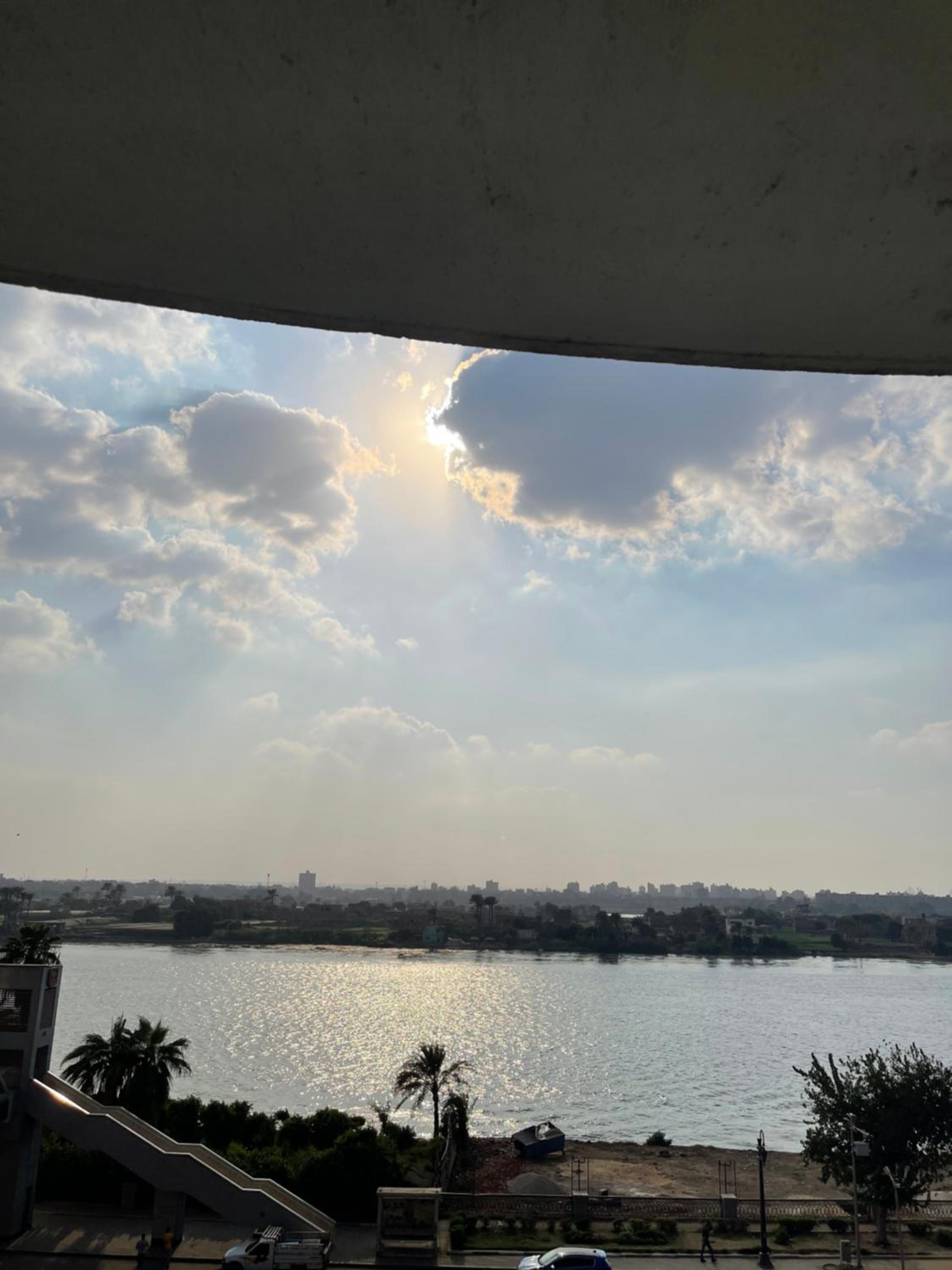 Panoramic nile view in cairo