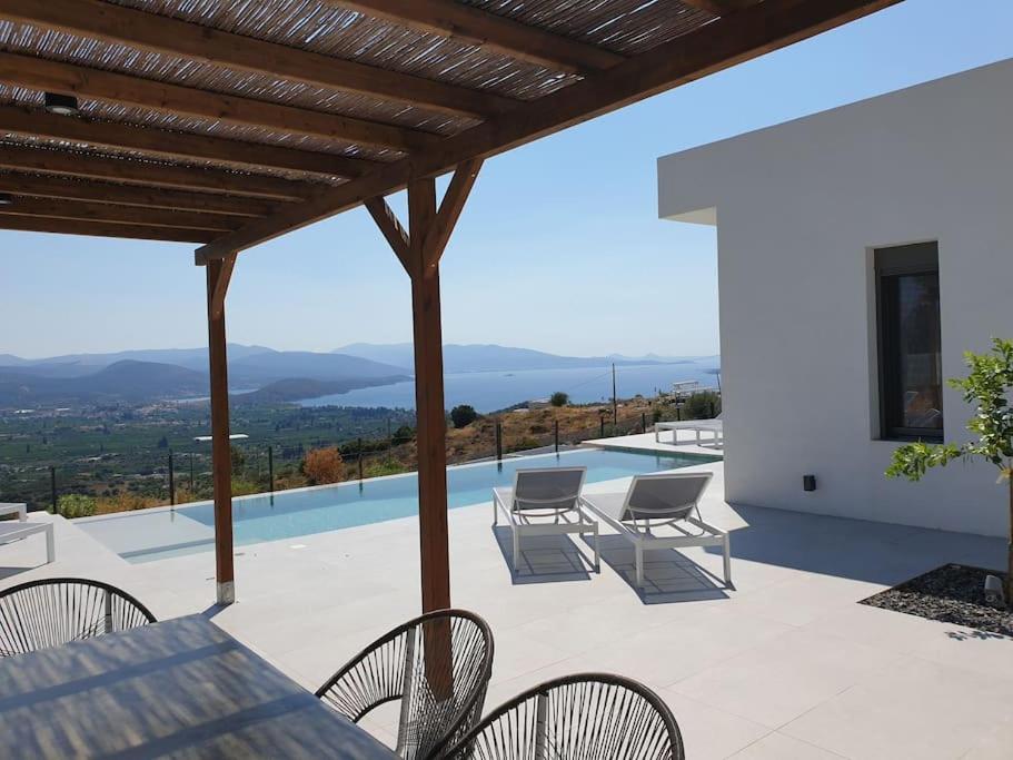 Villa Eleni Nafplio, pool & sea view photo 3
