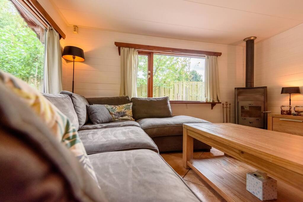 Spacious wooden cottage with infra-red sauna at Veluwe view 5