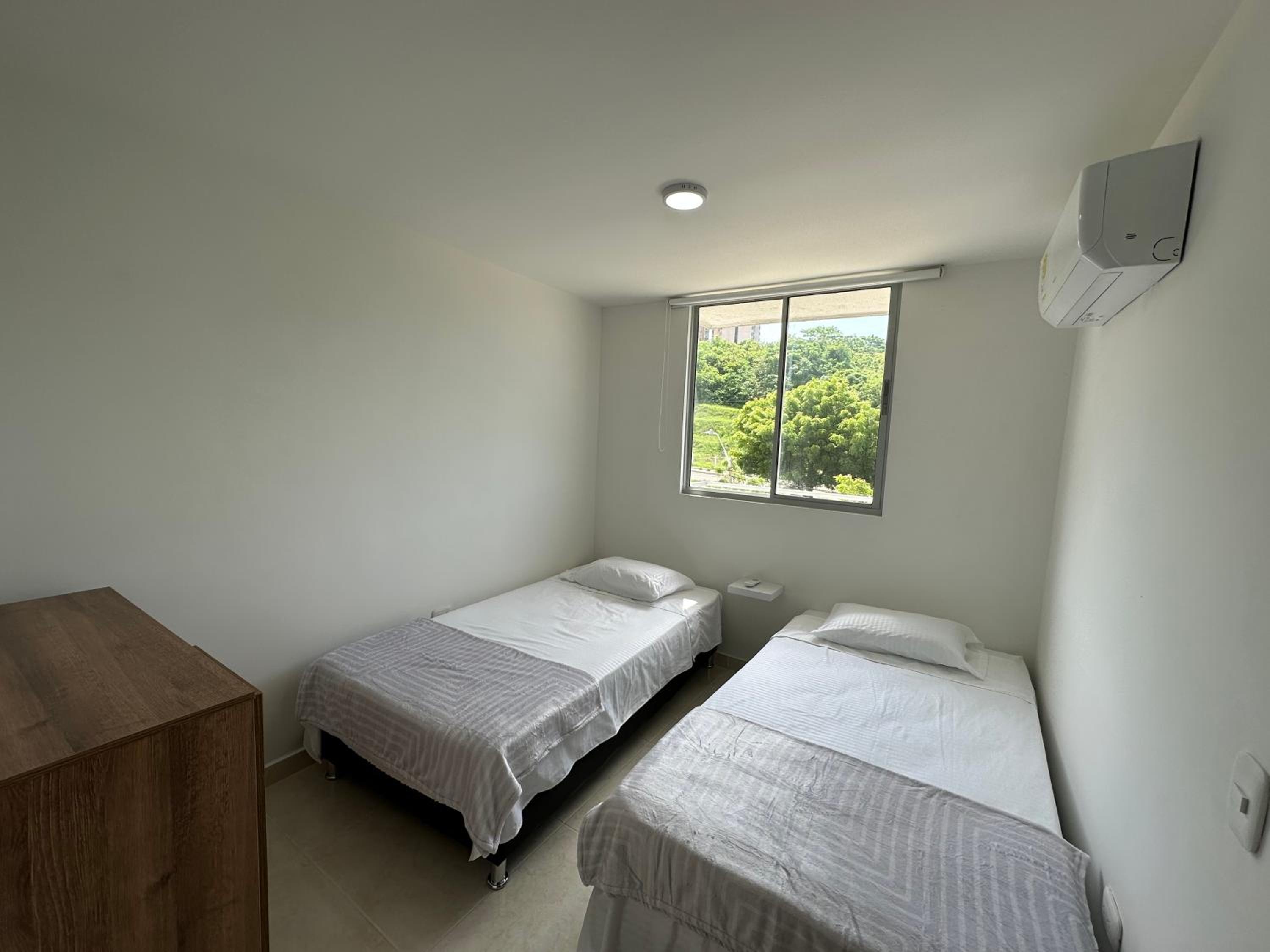 Increíble apartamento de 2 habitaciones con vista verde