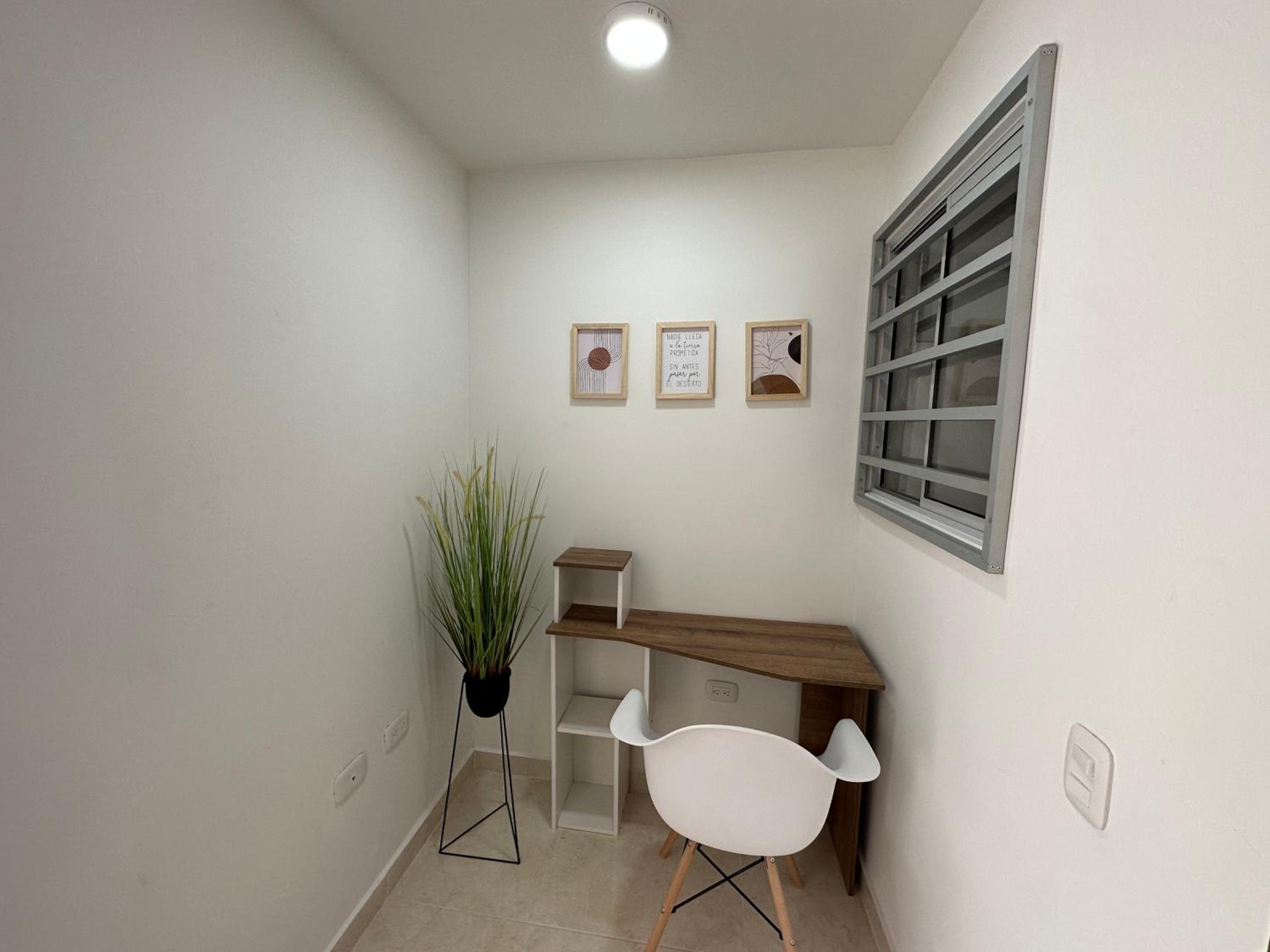 Increíble apartamento de 2 habitaciones con vista verde
