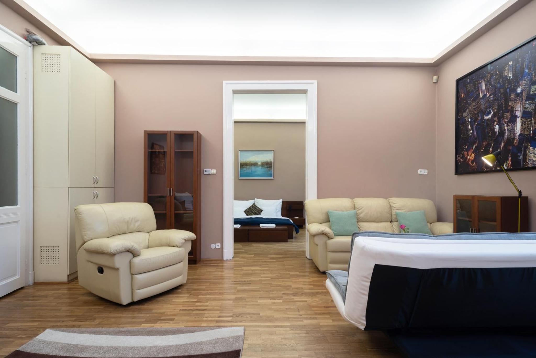 Kiraly Central Apartment with FREE parking and AC view 3