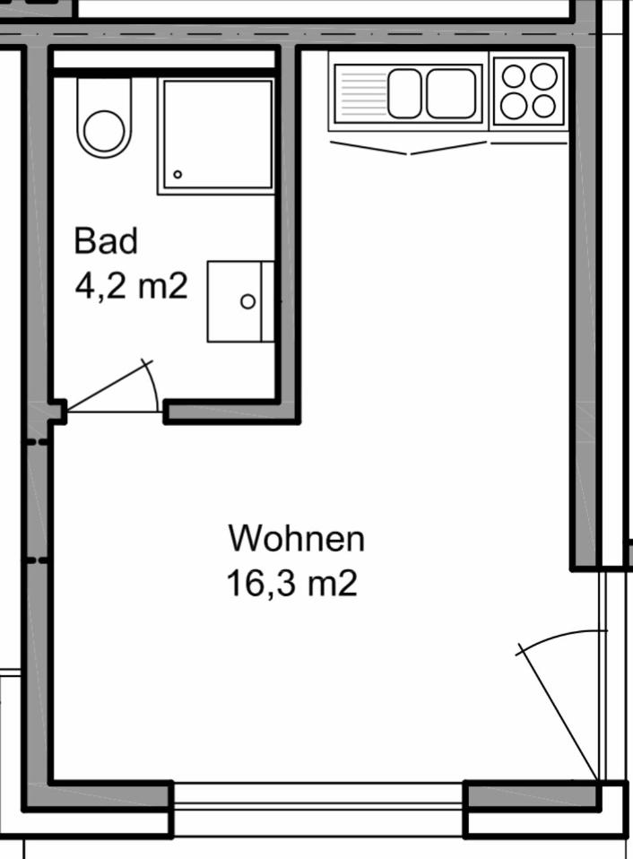 Ruhige, gemütliche 1-Zimmer-Wohnung nahe FFM