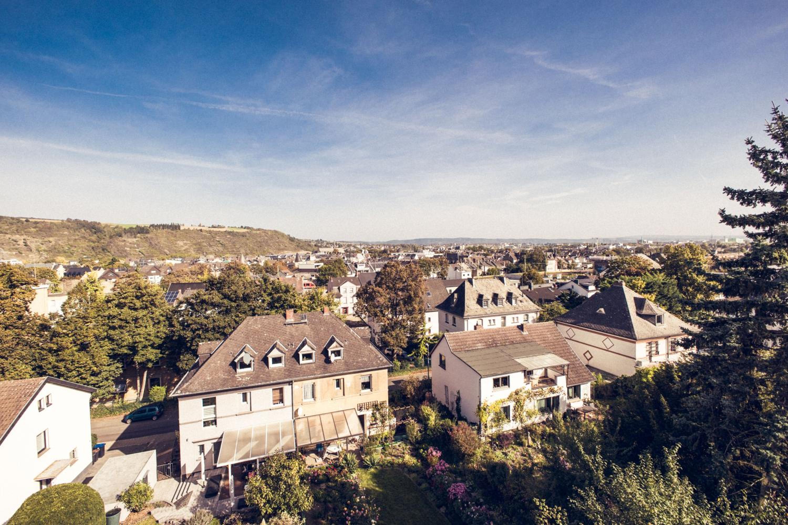 Design Apartment zentral für 6 in Andernach: Ausblick, WiFi, Küche