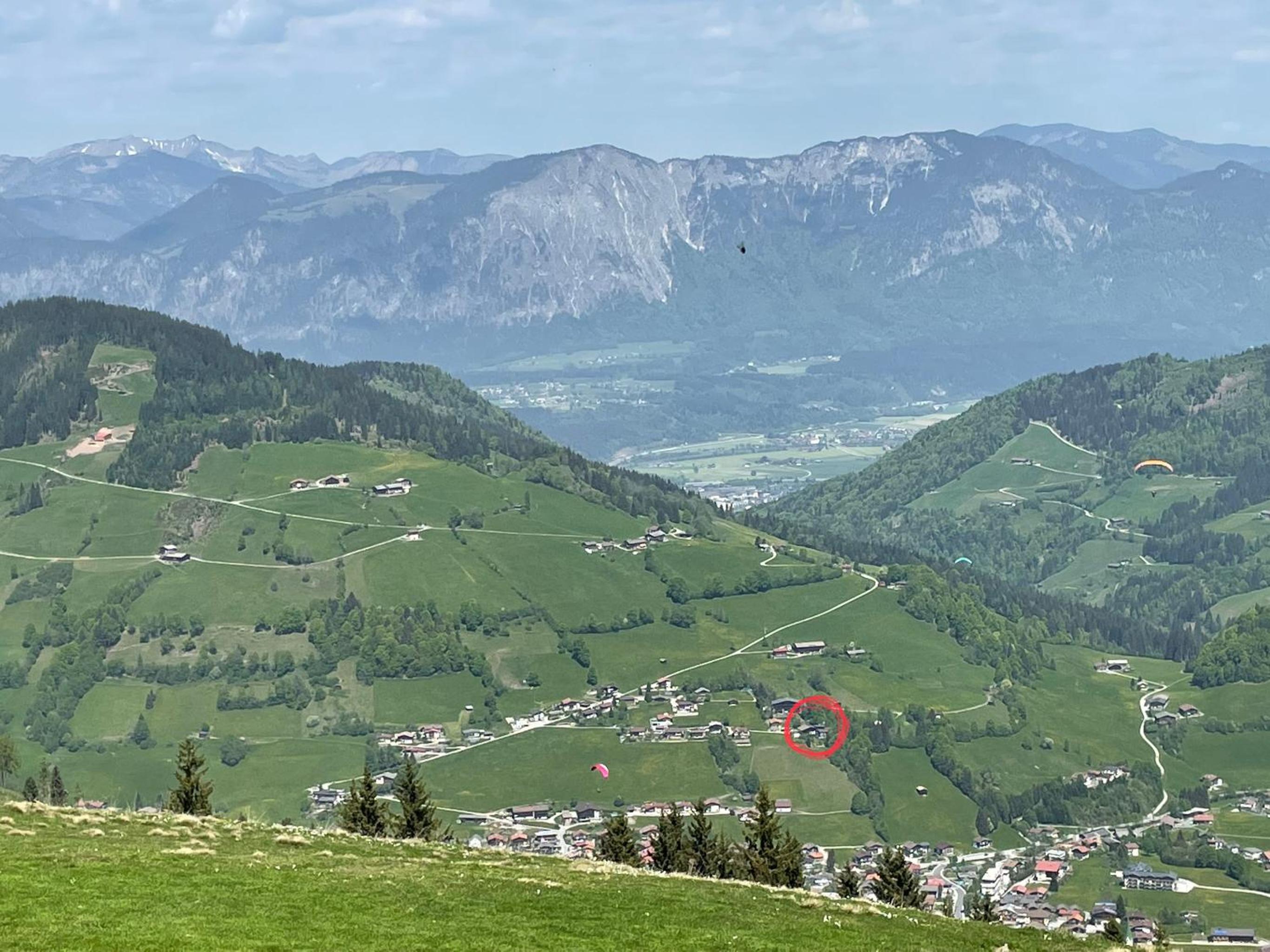 *Panorama Chalet Sonnberg* Gartensauna Balkon Dachterrasse