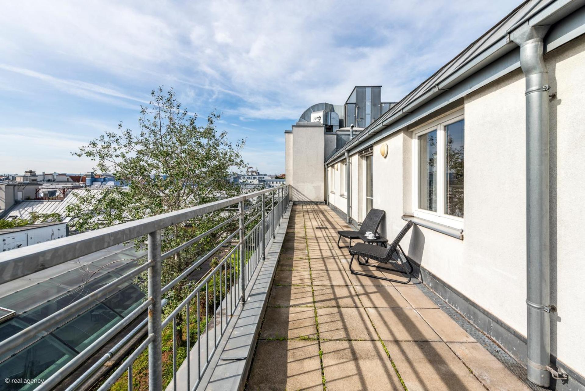 Bernhards Penthouse Stadthalle - Klima & Terrasse
