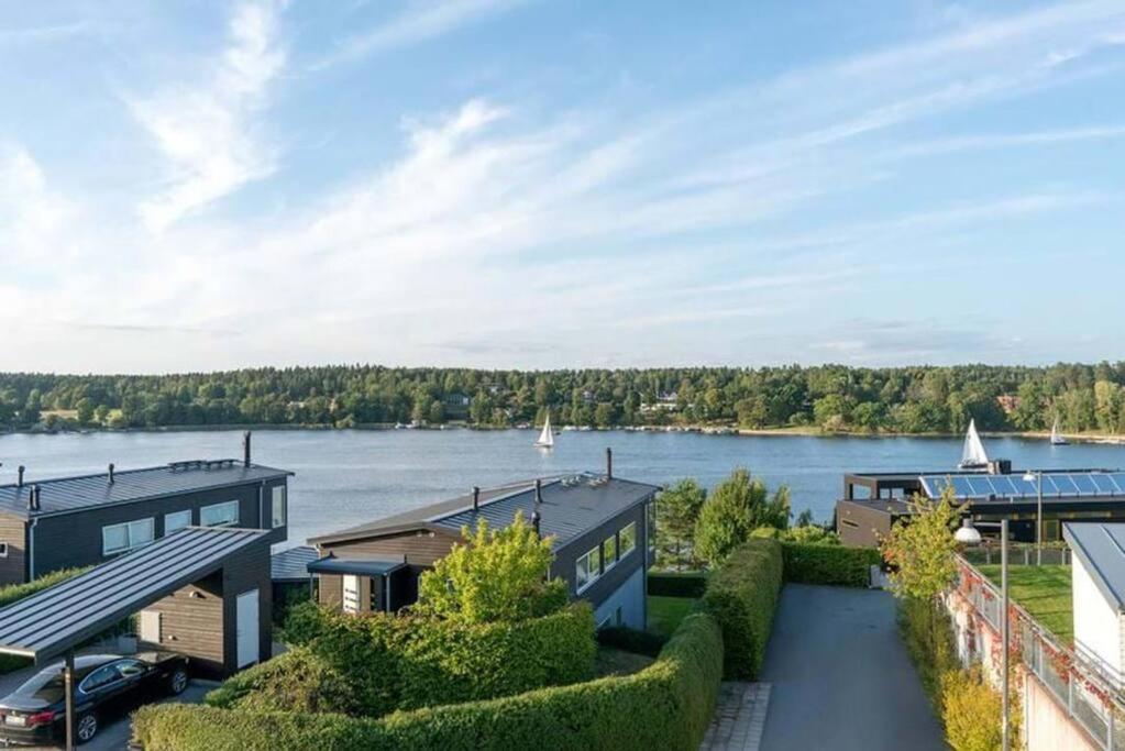 Water facing villa with pool & sauna view 2