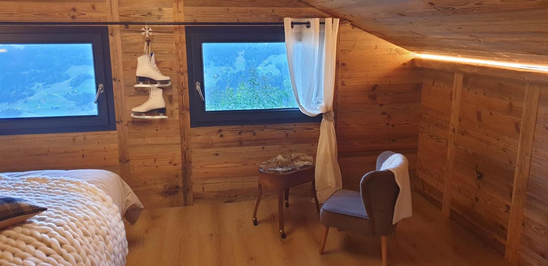 Chalet le Grenier des Crosets, Vue exceptionnelle sur les Dents du Midi
