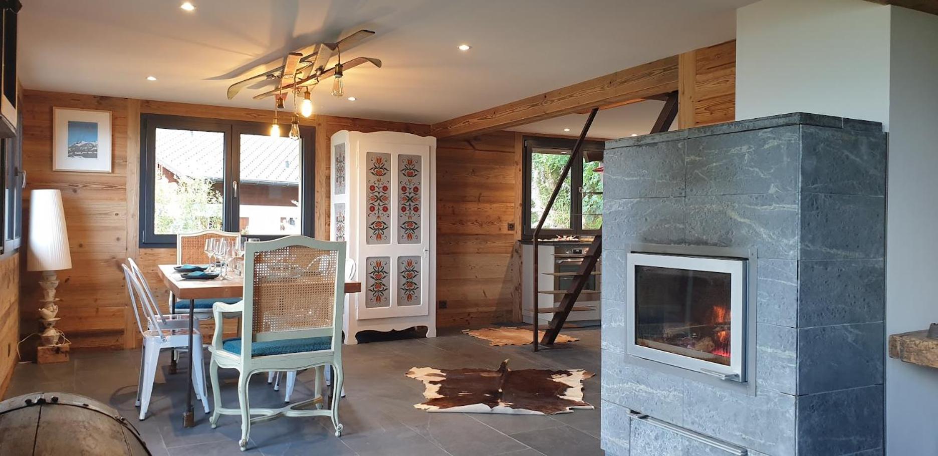 Chalet le Grenier des Crosets, Vue exceptionnelle sur les Dents du Midi