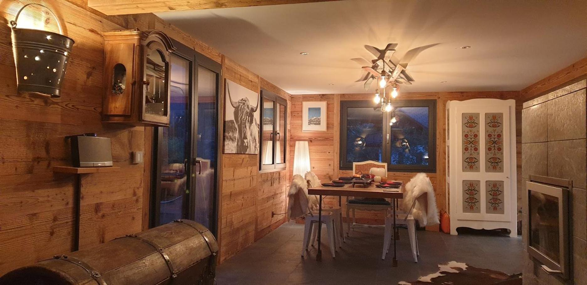Chalet le Grenier des Crosets, Vue exceptionnelle sur les Dents du Midi