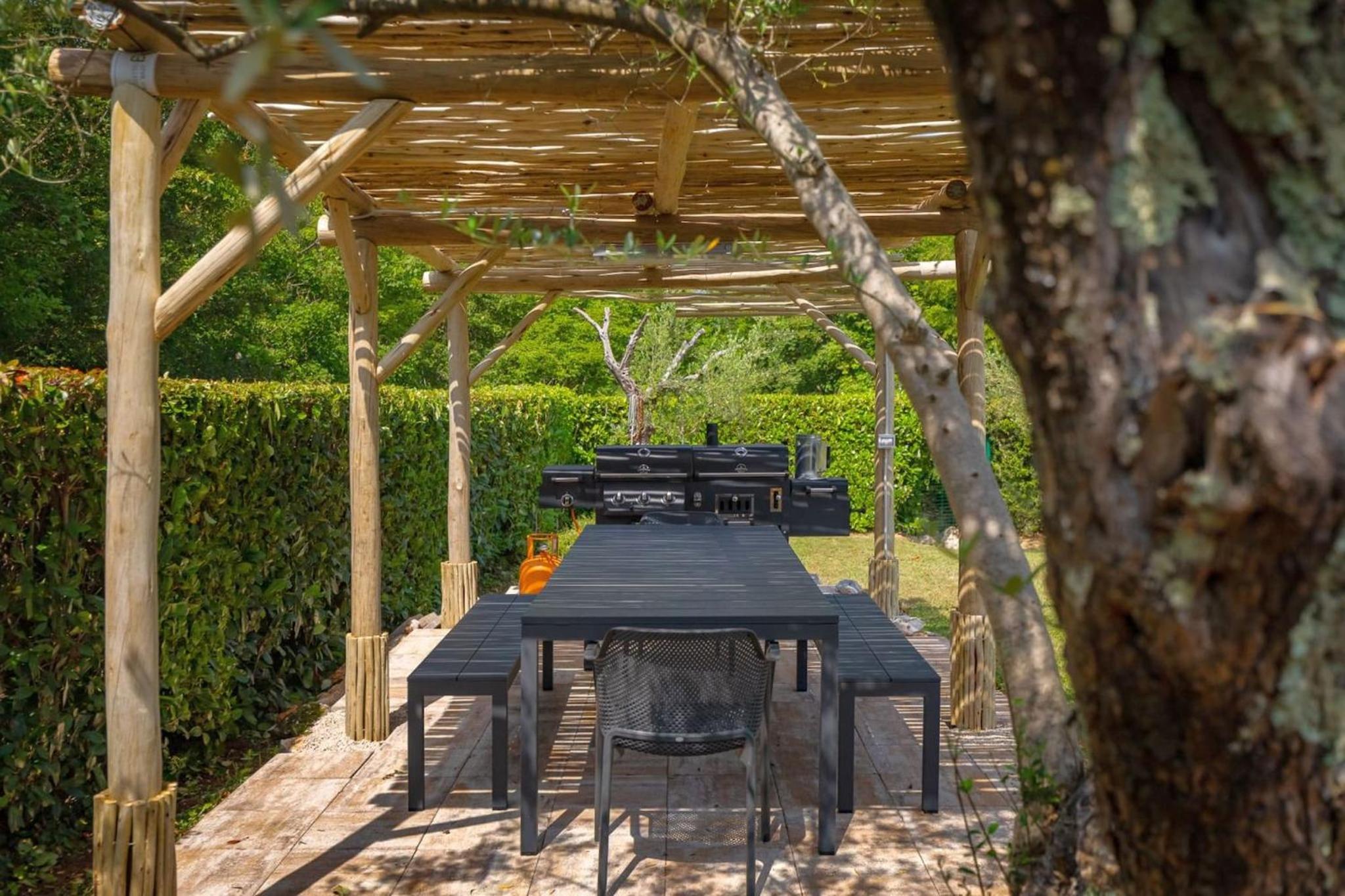 Rustic villa Nonna Lucia with pool in Groznjan view 2