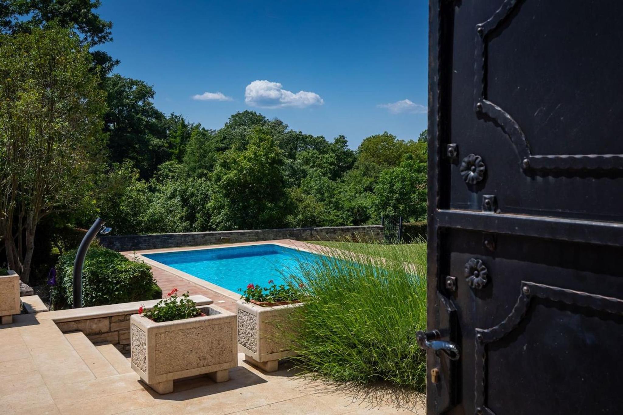 Rustic villa Catarina with pool in Tinjan view 5