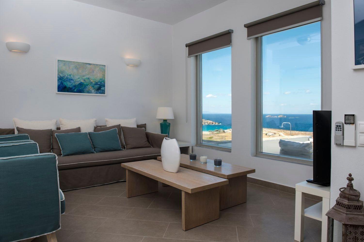 Platinum Paros Villa 3 Bedroom Villa Amazing Sea Views & view 4