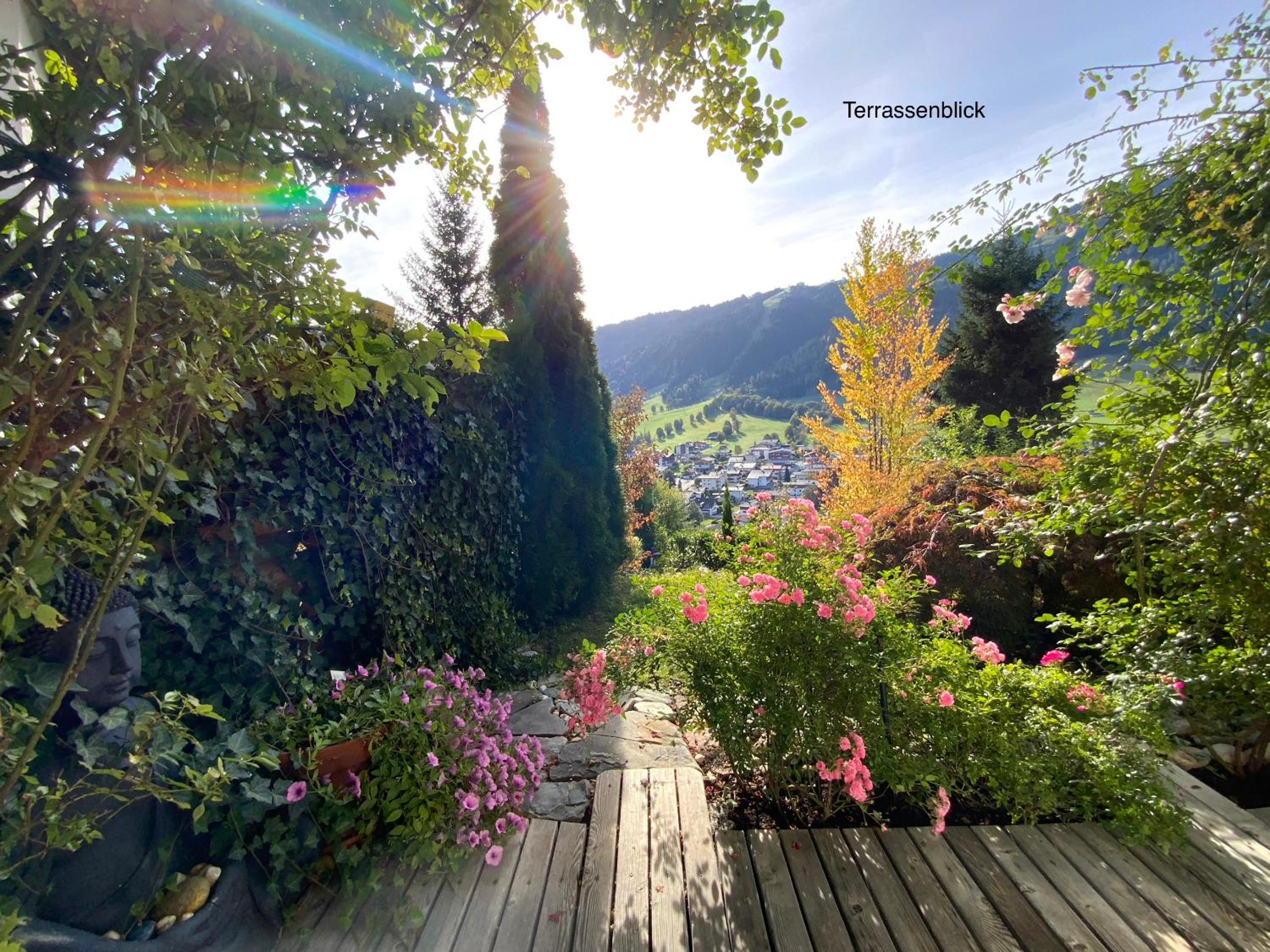 *Panorama Chalet Sonnberg* Gartensauna Balkon Dachterrasse