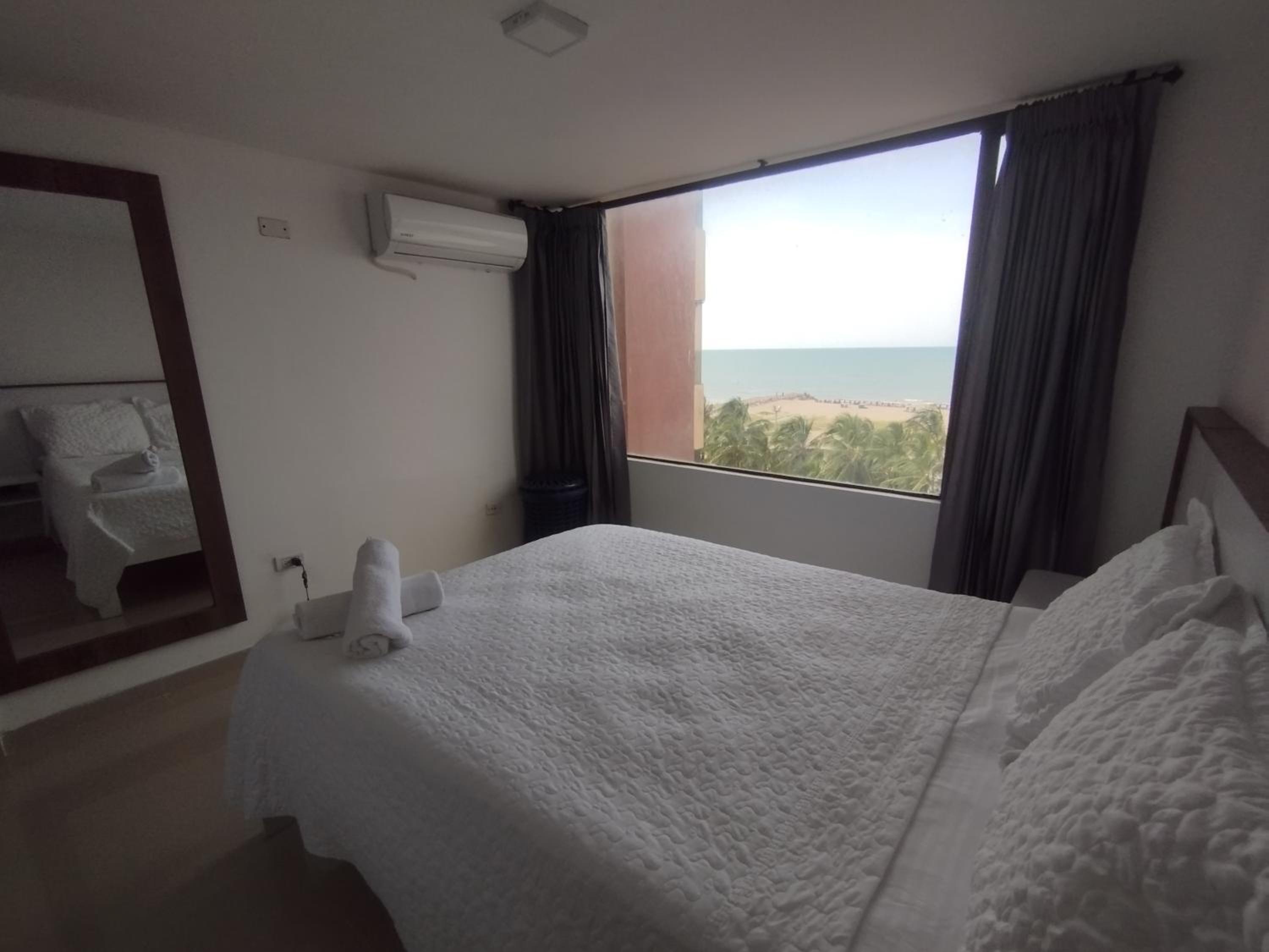 R3 Apartamento muy comodo y seguro perfecto para trabajar o vacacionar con balcón al mar