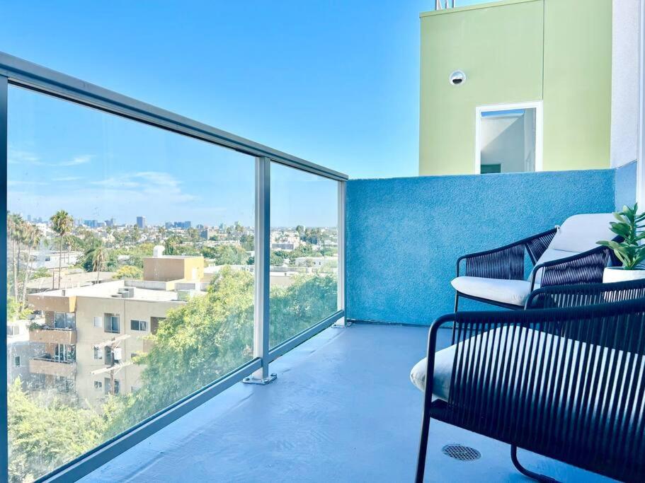 Designer Hollywood Penthouse with Private Balcony on Sunset