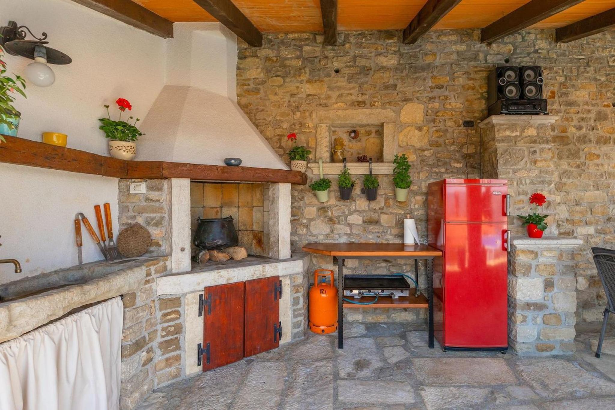 Rustic villa Pietro with panoramic view in Motovun view 3
