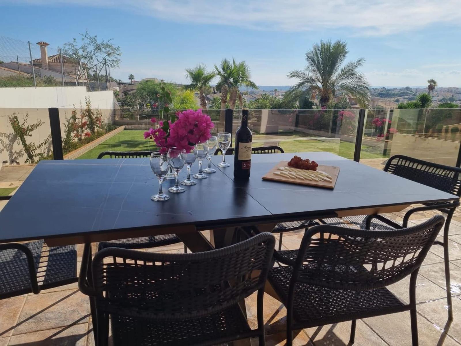 Villa con tres palmeras
