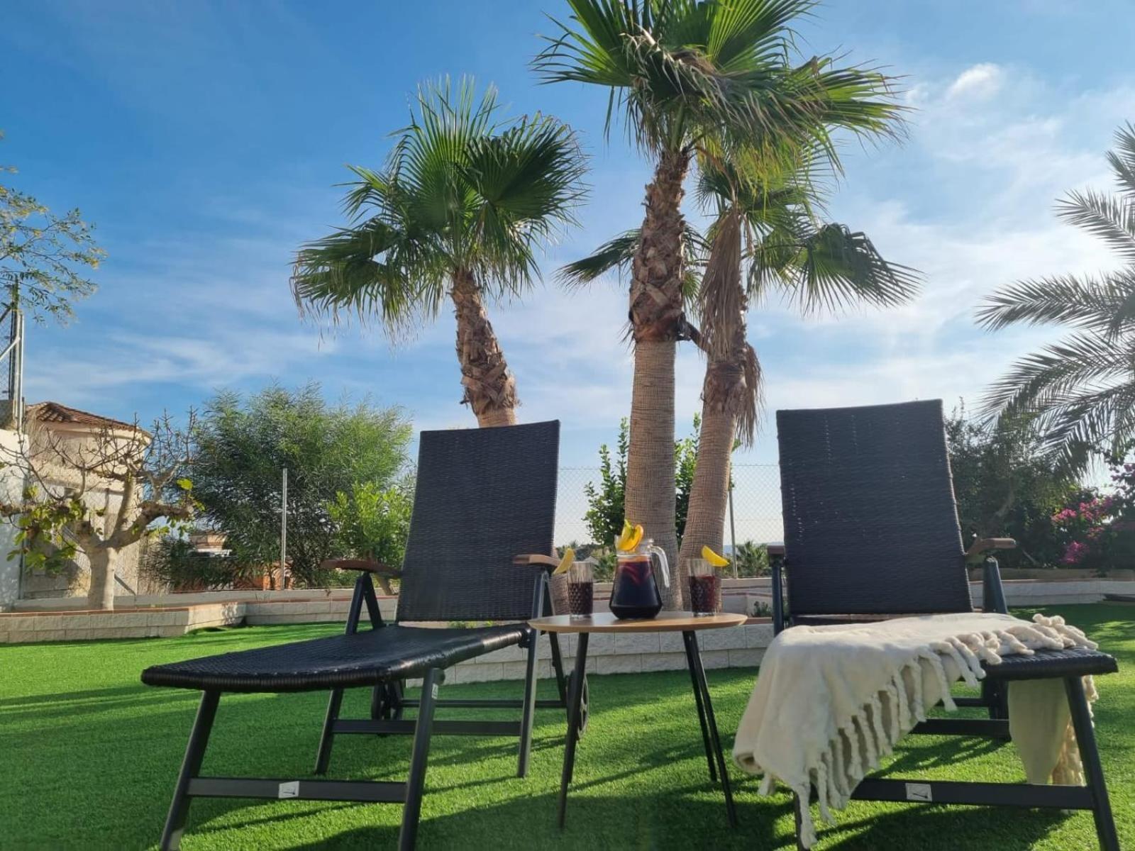 Villa con tres palmeras