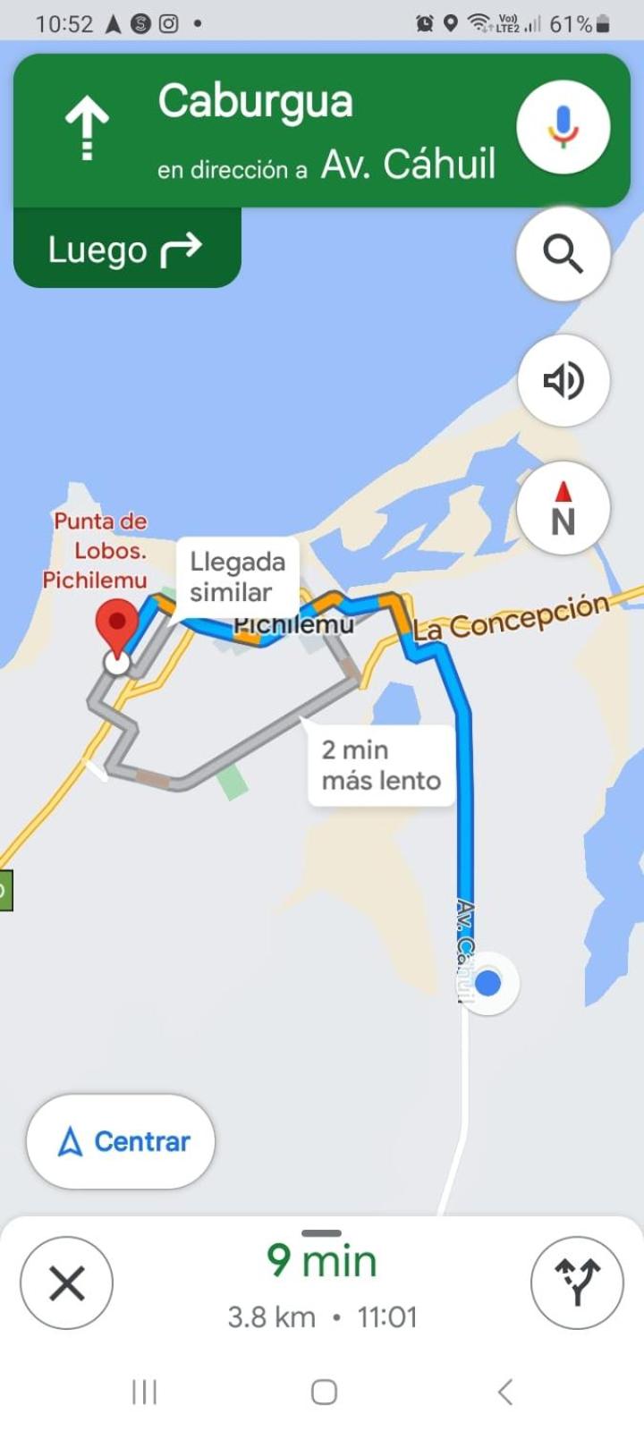 Casa equipada para 9 personas a 5 minutos del centro y la playa principal y 15 minutos de punta de lobos