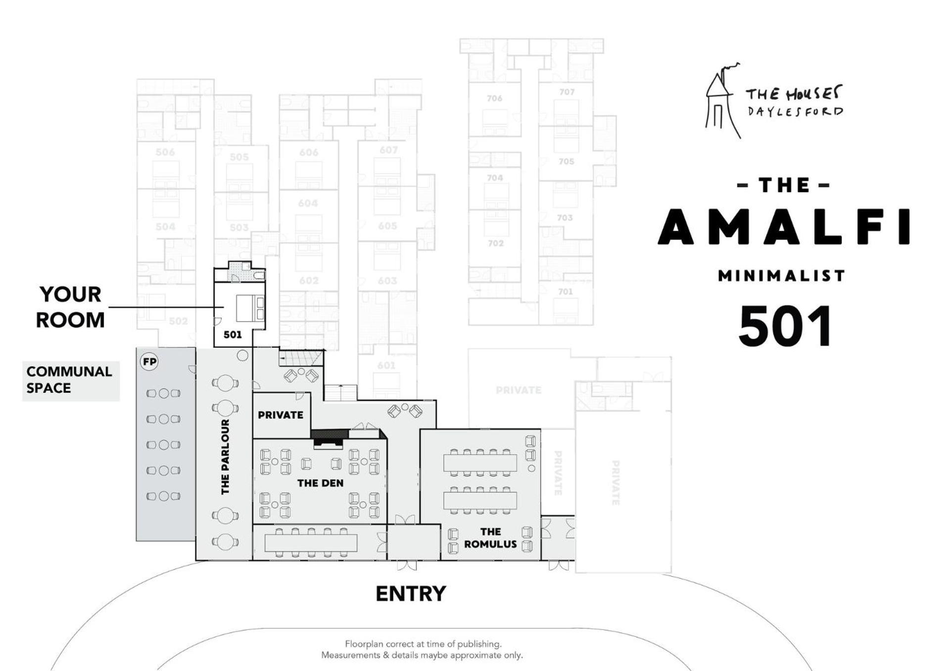 The Amalfi Minimalist Room 501