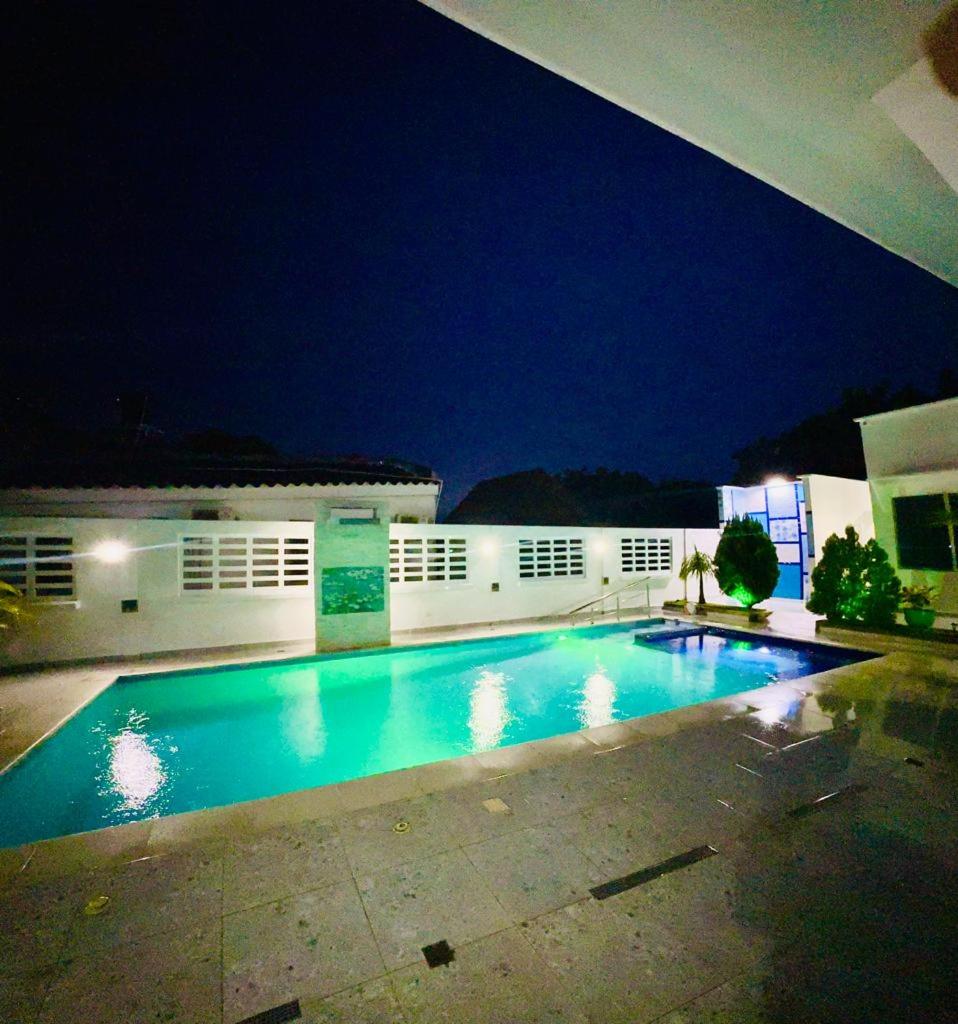 The blue house