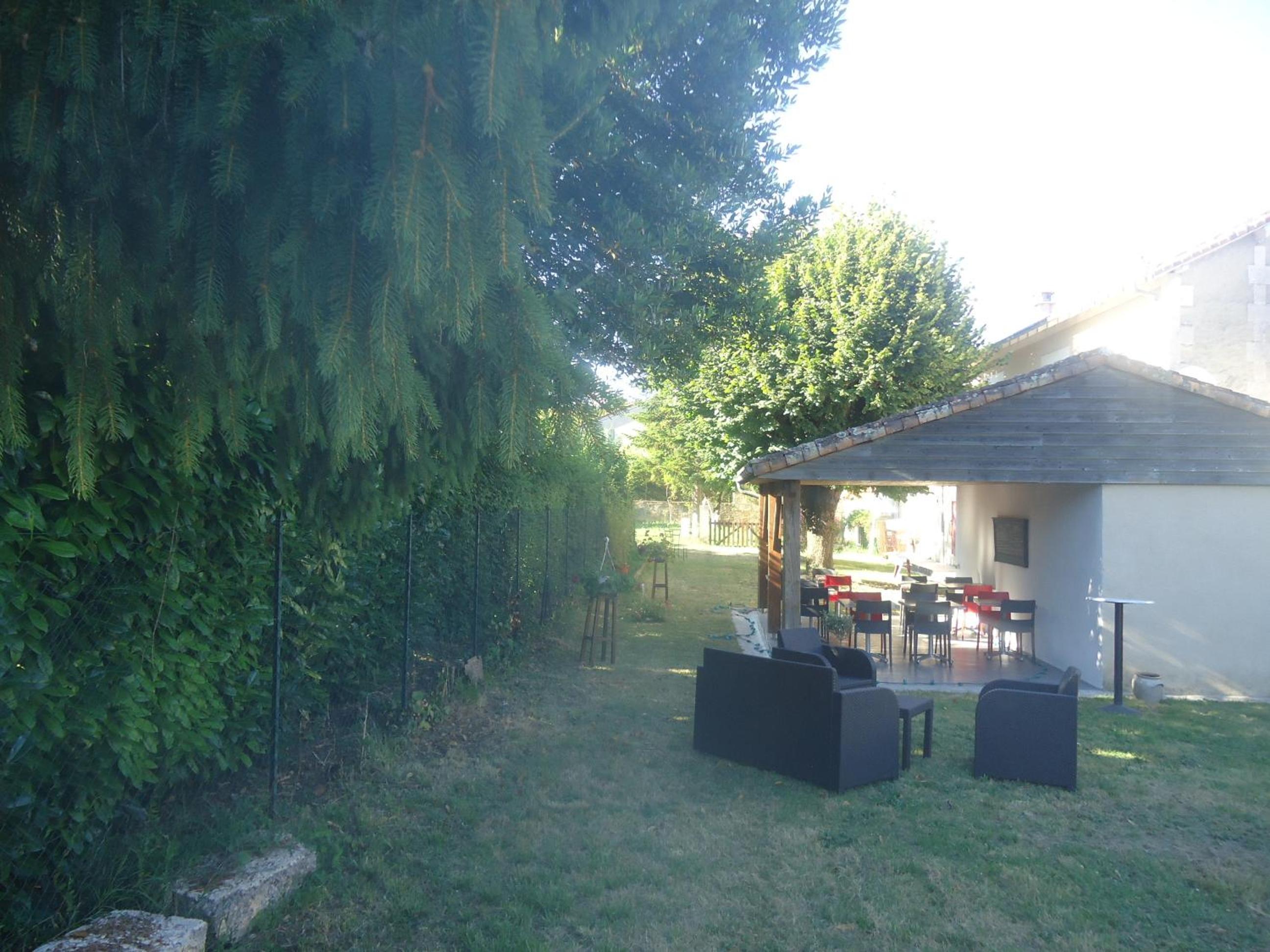 outdoor BBQ area