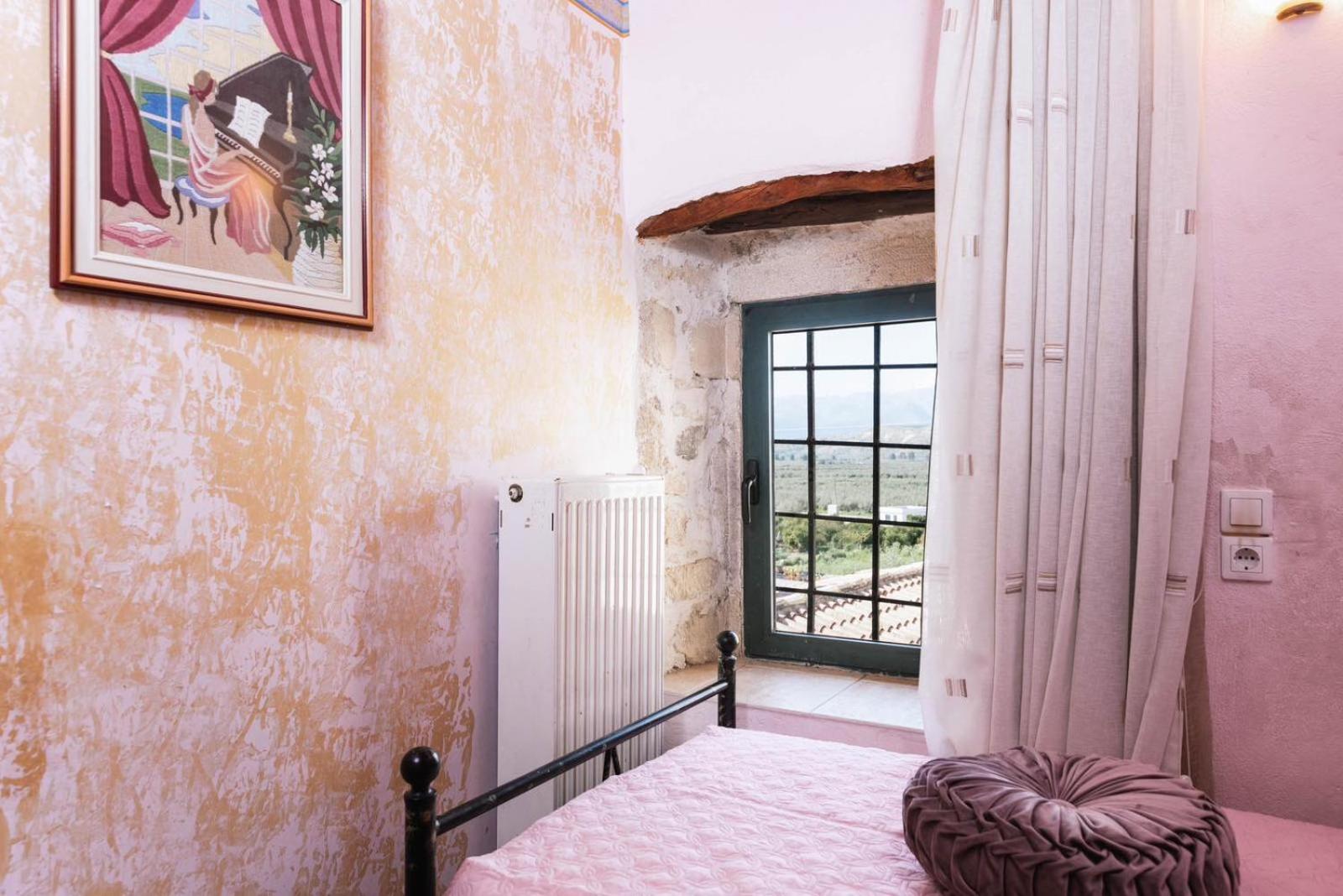 Traditional stone house Ariadne near Matala beach view 2