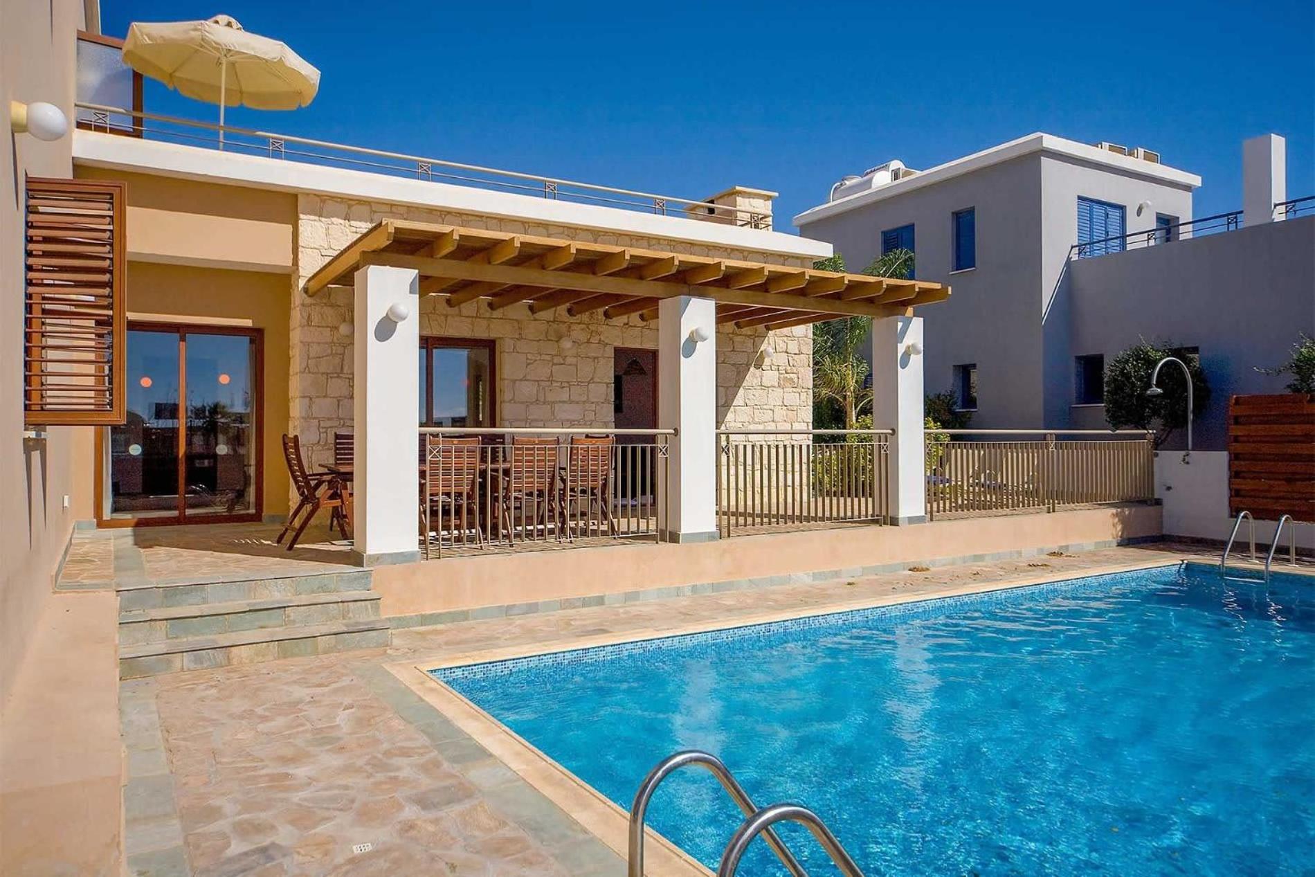 Luxury Coral Bay Villa - Villa Coral Olympus Hera - 4 Bedrooms - Private Swimming Pool - Distant SeaView