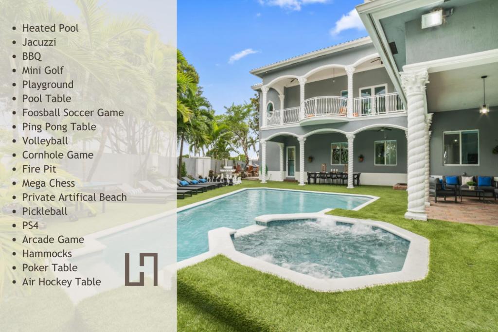 7BD Paradise with Amazing pool Jacuzzi Games L32 view 2