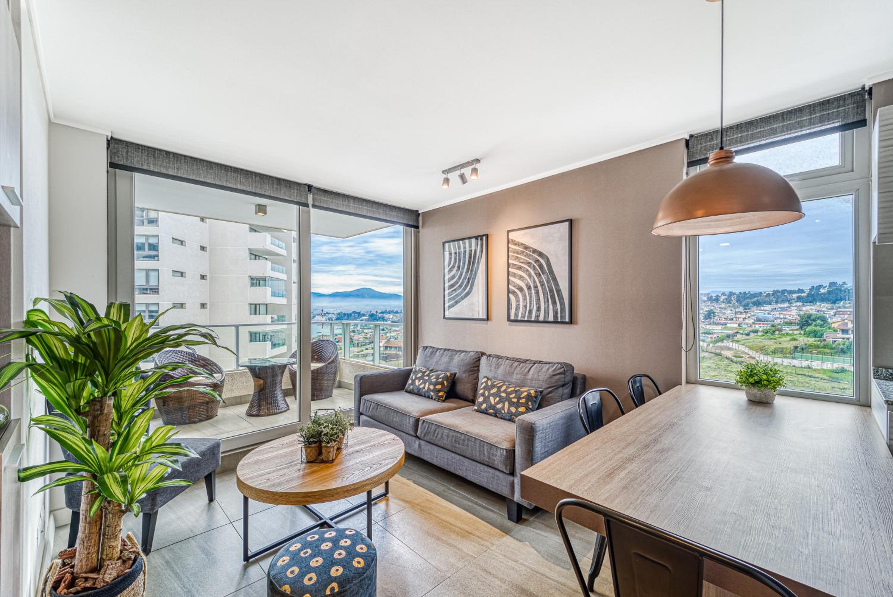 Stylish Coast 3D Balcony & View