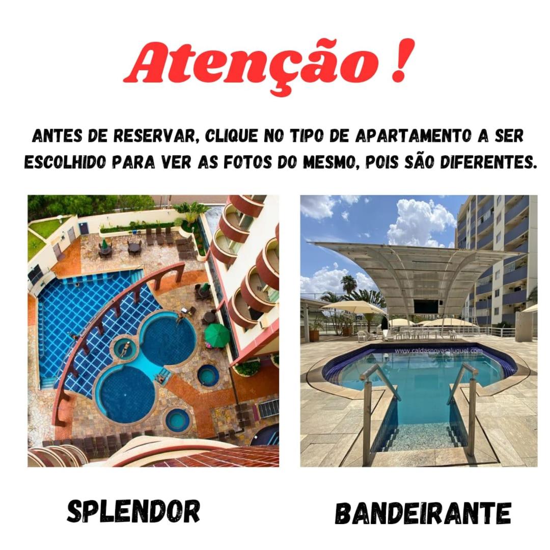 Apartamentos com piscinas em Caldas Novas