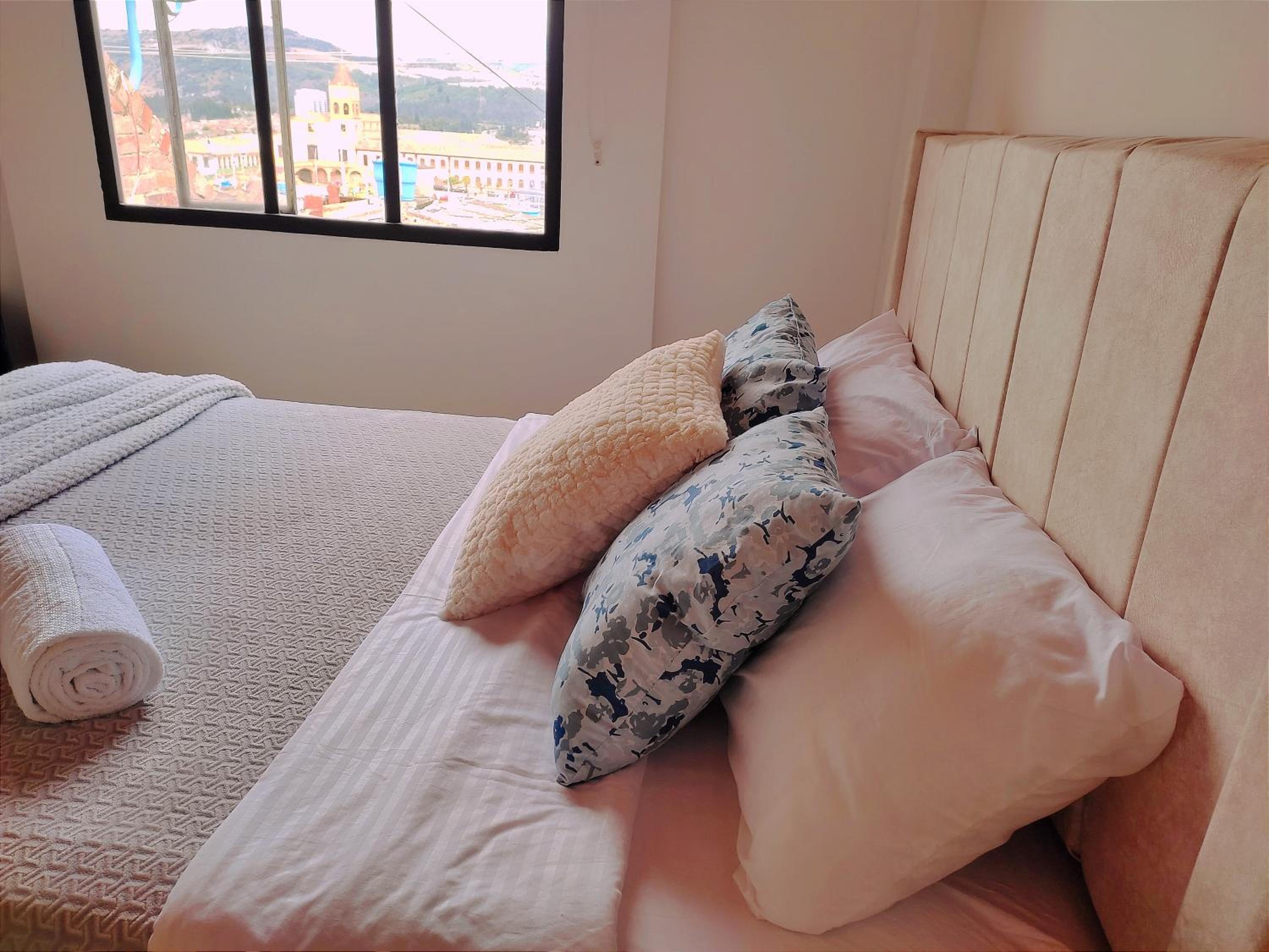 Apartamento en el centro histórico de Tunja con chimenea