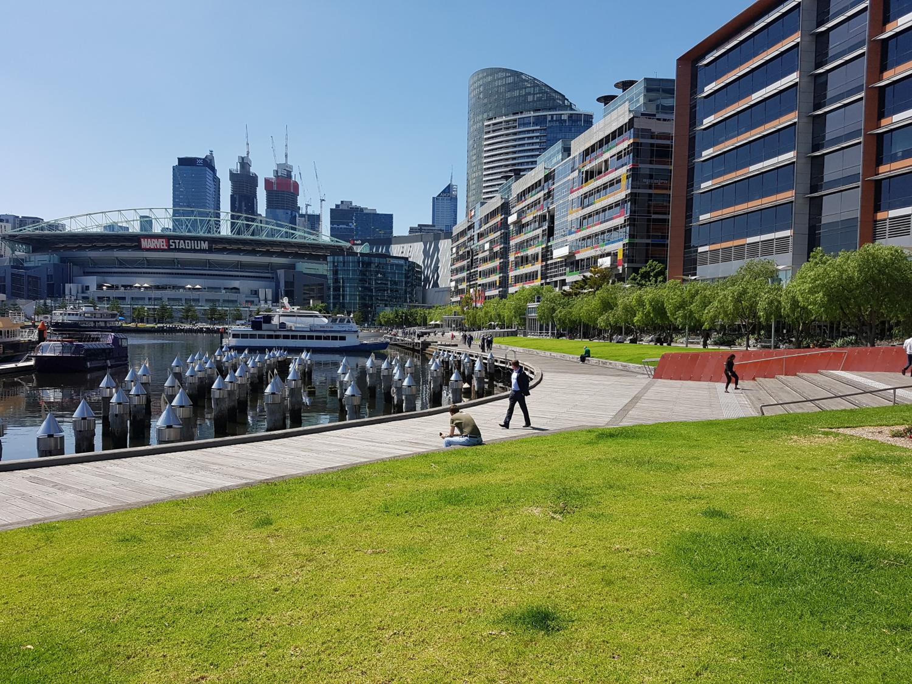 Melbourne Docklands Riverside Views