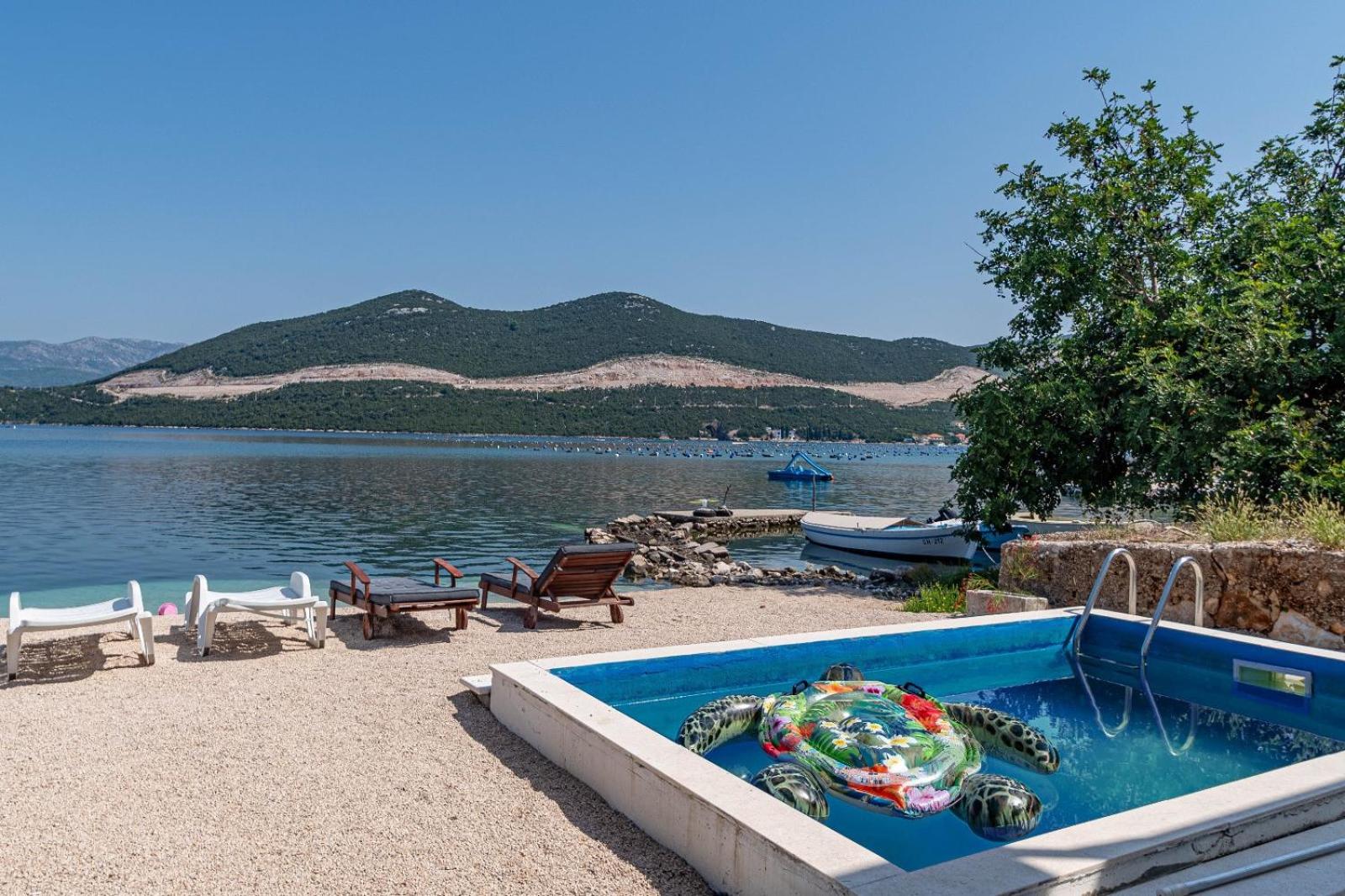 5* Beachfront Villa Olive Mill view 3