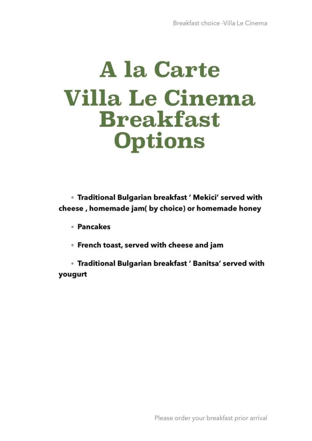 Villa Le Cinema