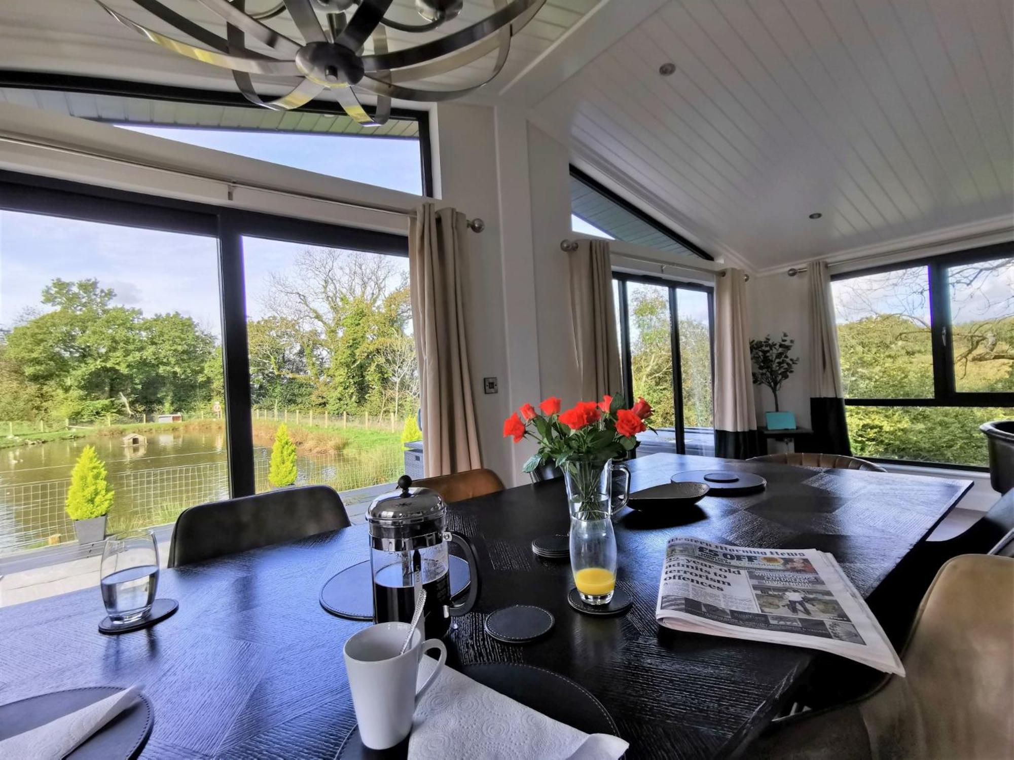 Maple Lodge, 20 Roadford Lake Lodges view 3