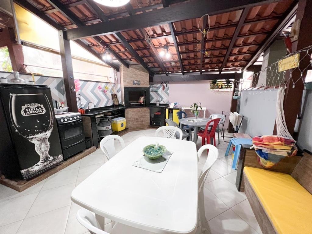 Paz e Mar Beach House - Aréa Gourmet completa
