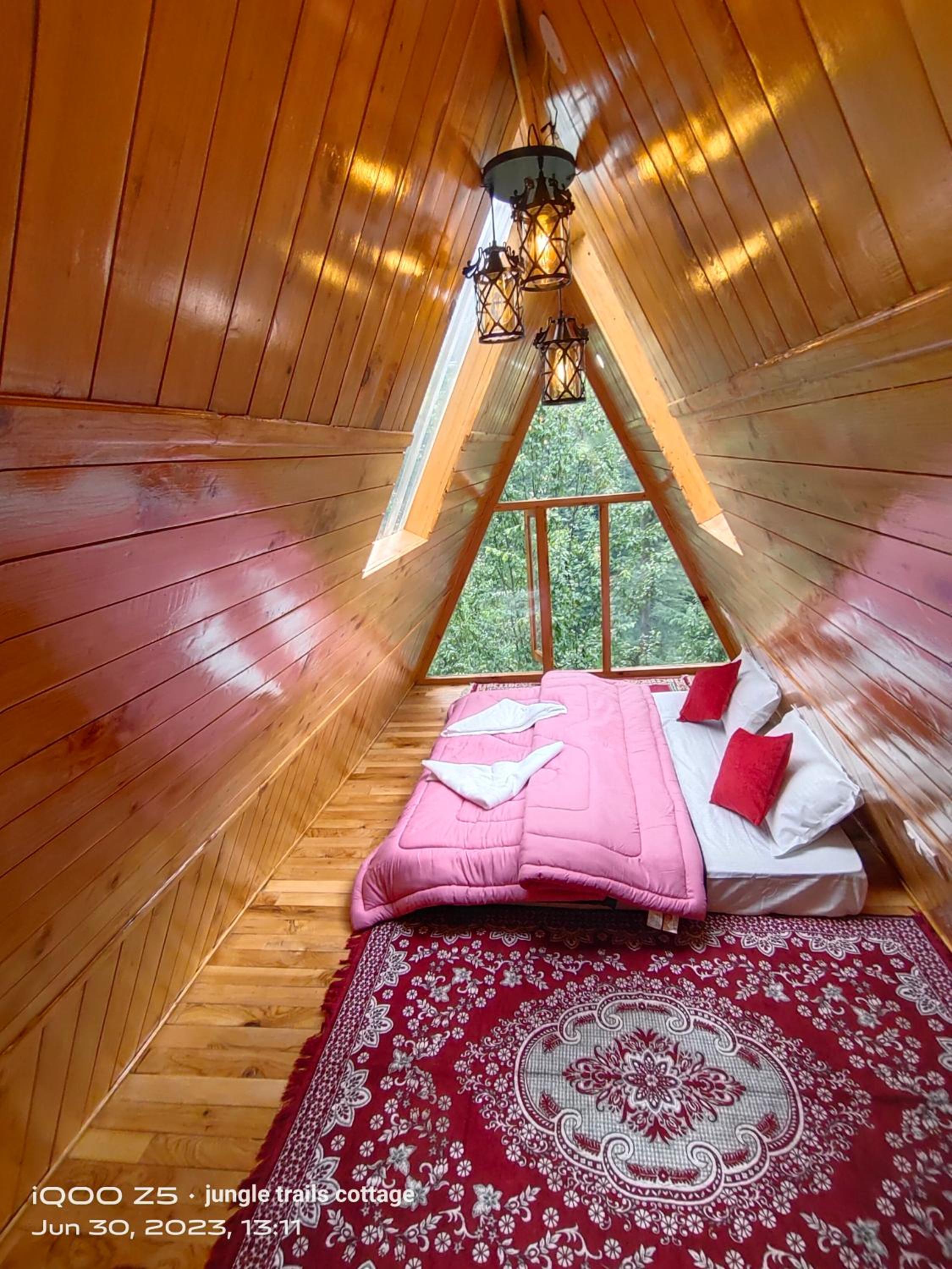 Aframe jungle trails cottage view 4